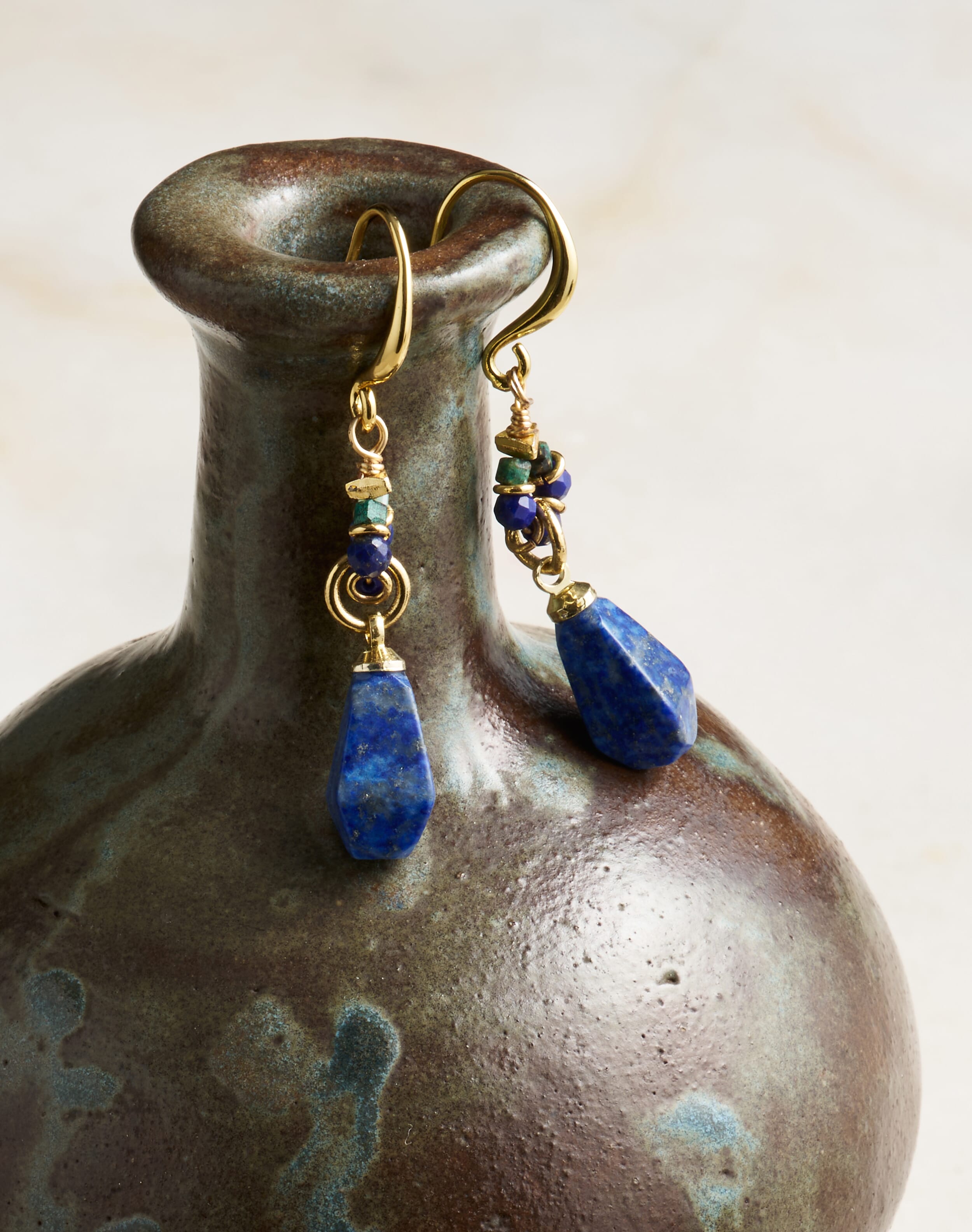 Beads & Pendant Earrings