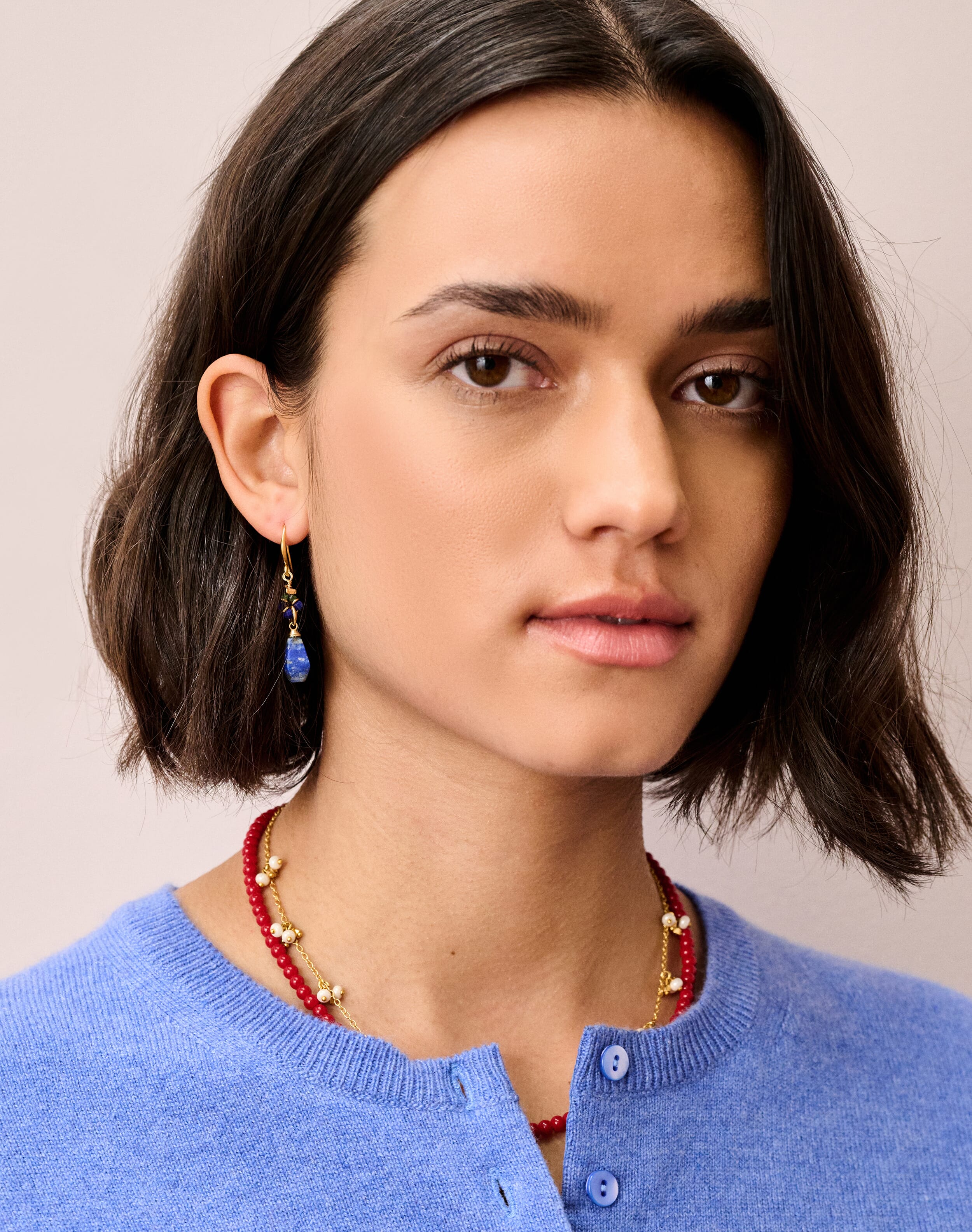 Beads & Pendant Earrings