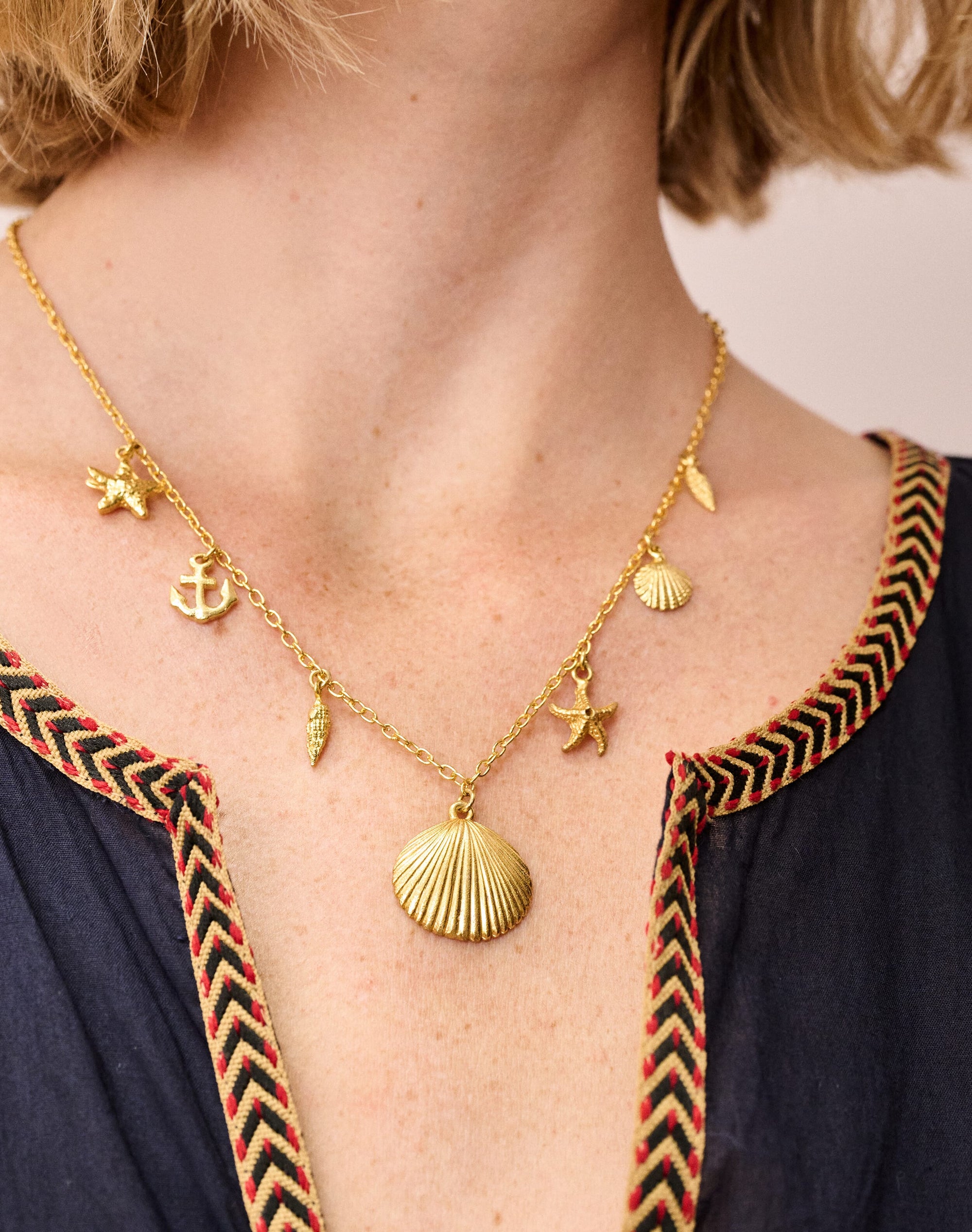 Seashell Charms Necklace