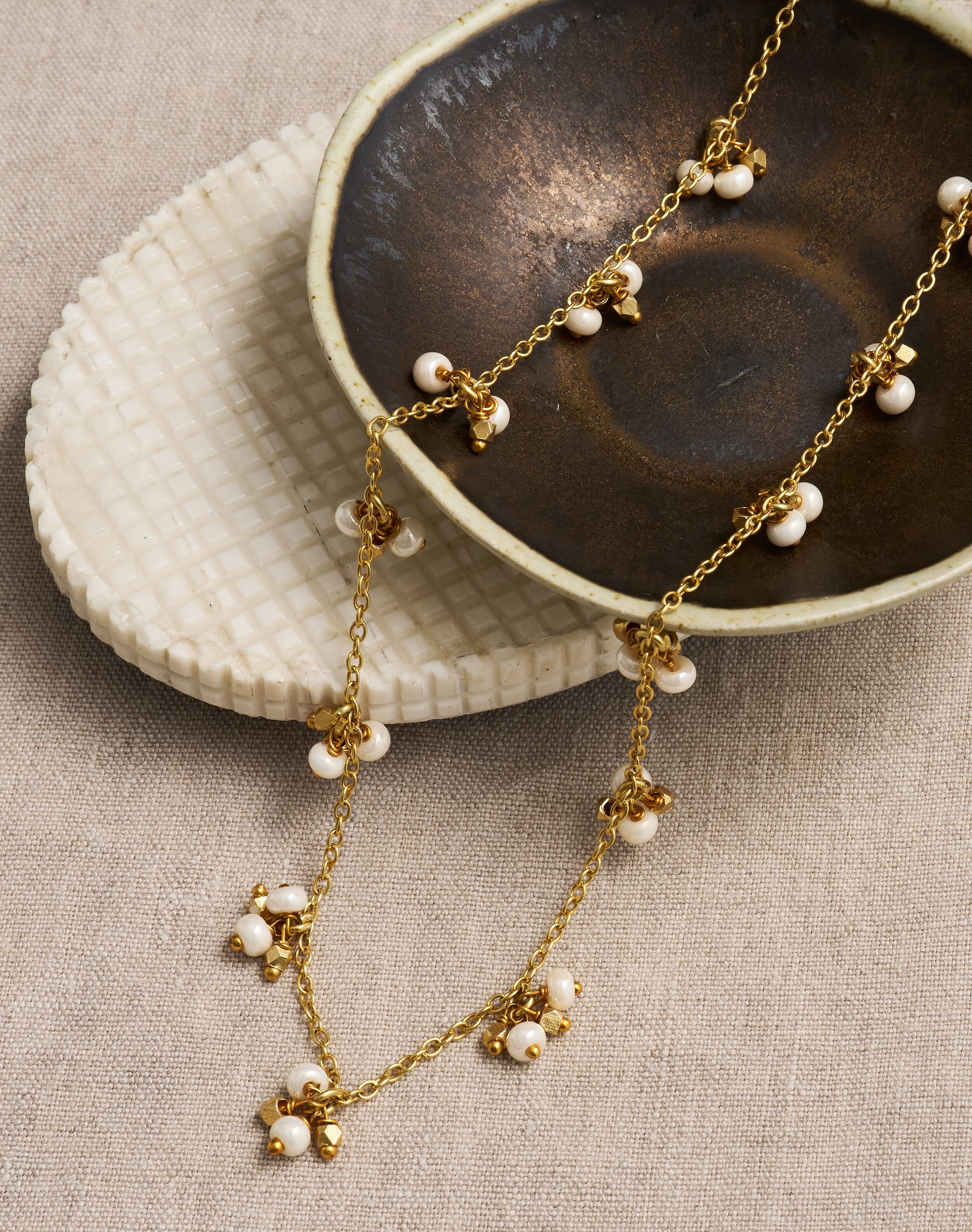 Cluster Beaded Necklace