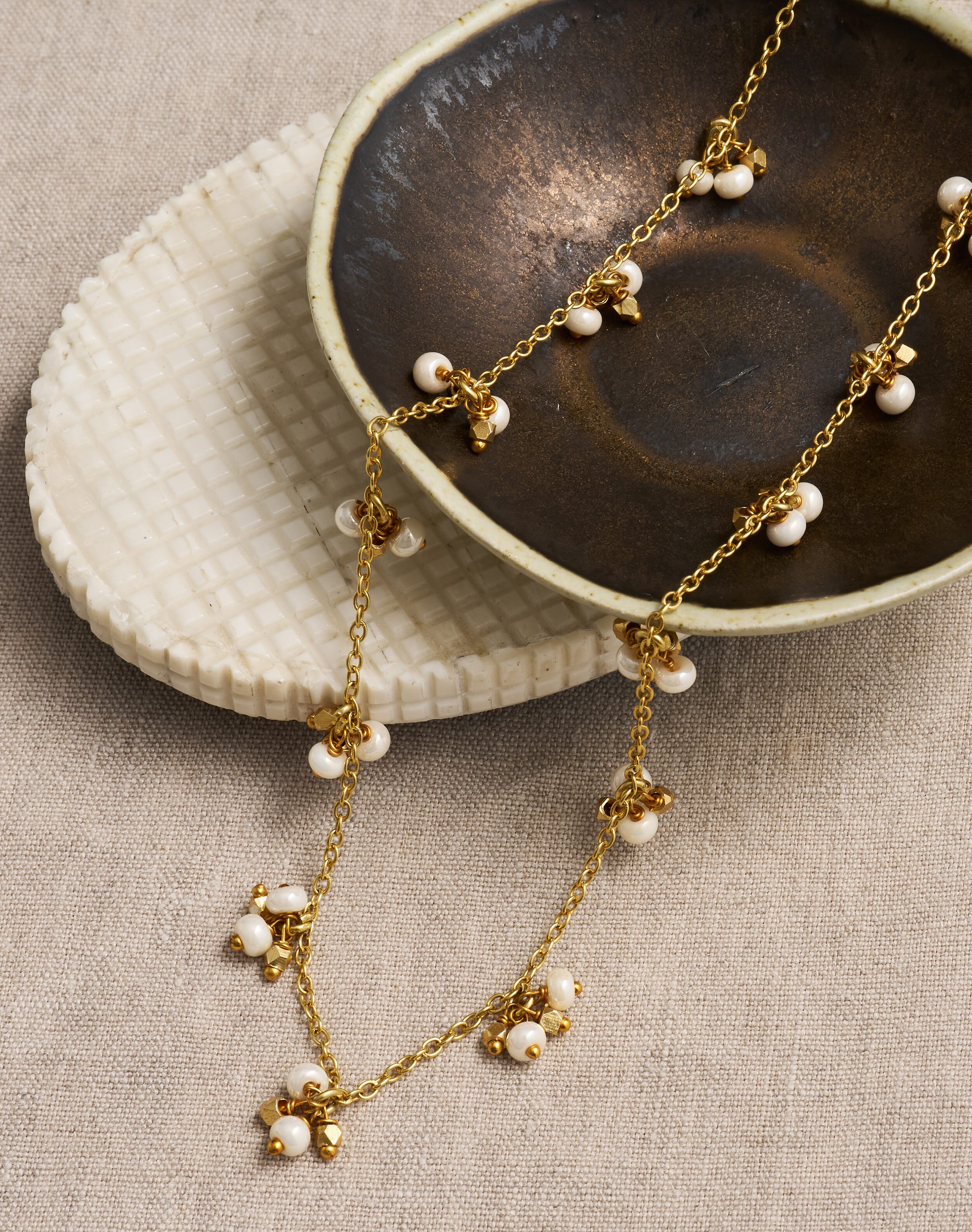 Cluster Beaded Necklace
