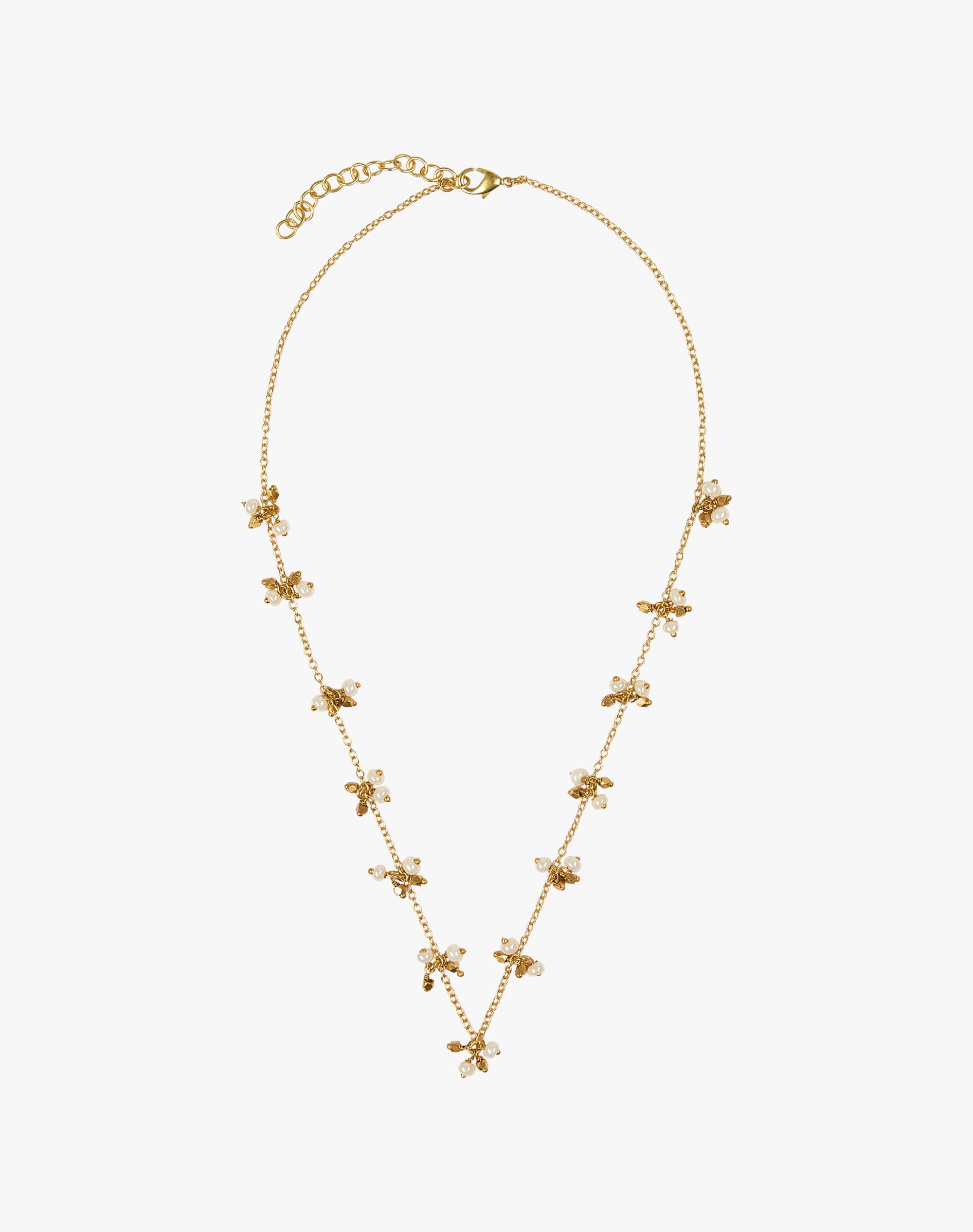 Cluster Beaded Necklace