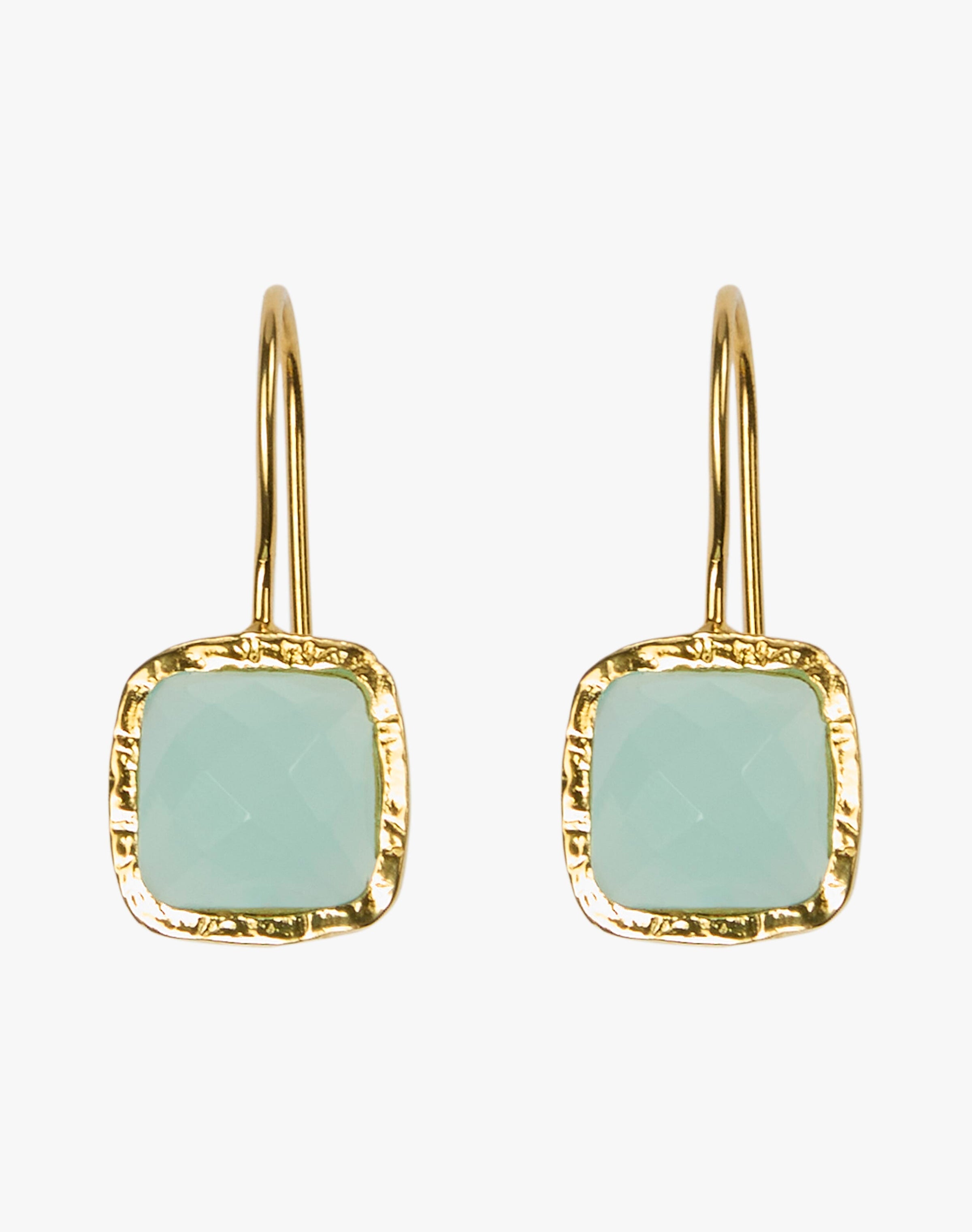 Faceted Pendant Earrings