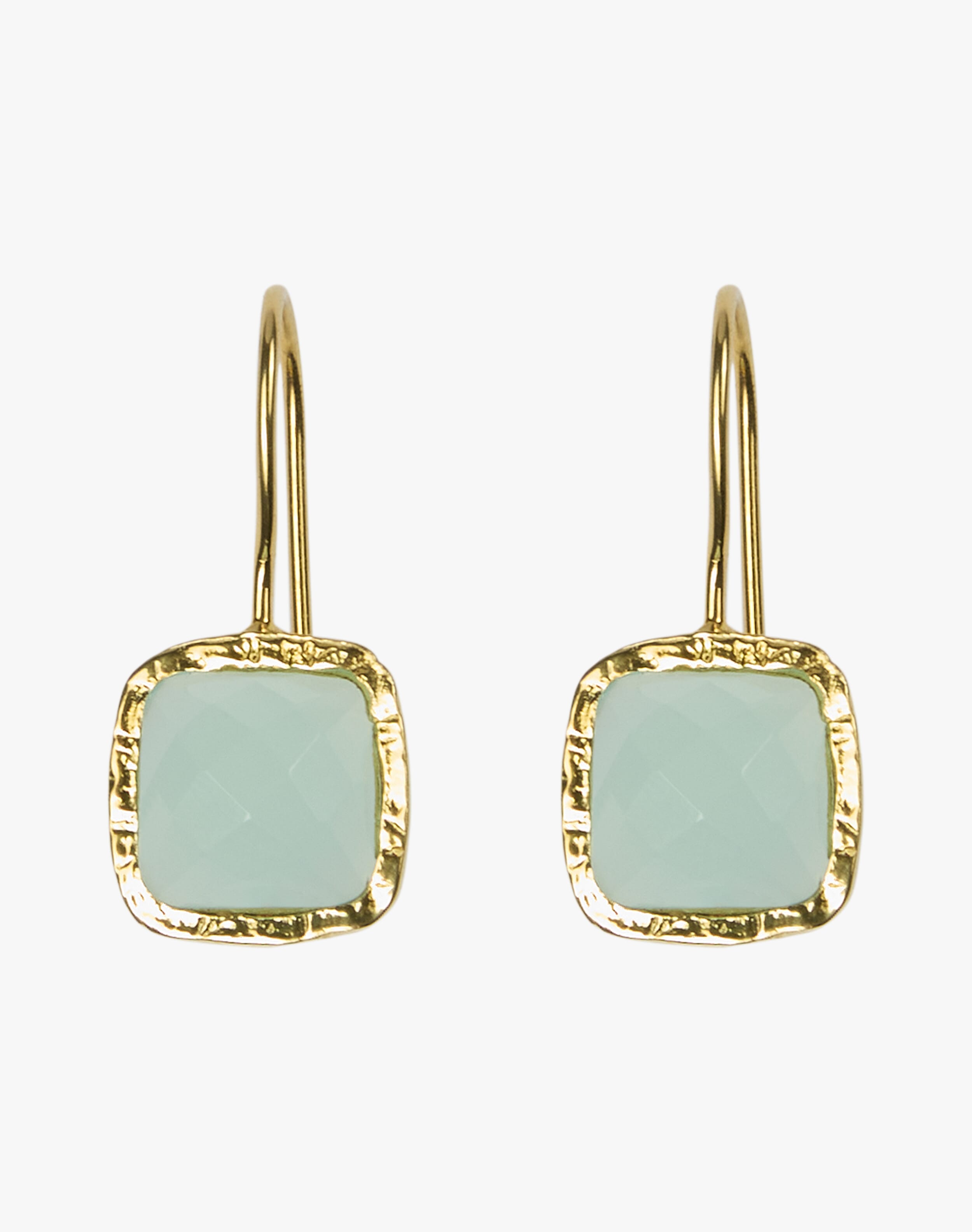 Faceted Pendant Earrings