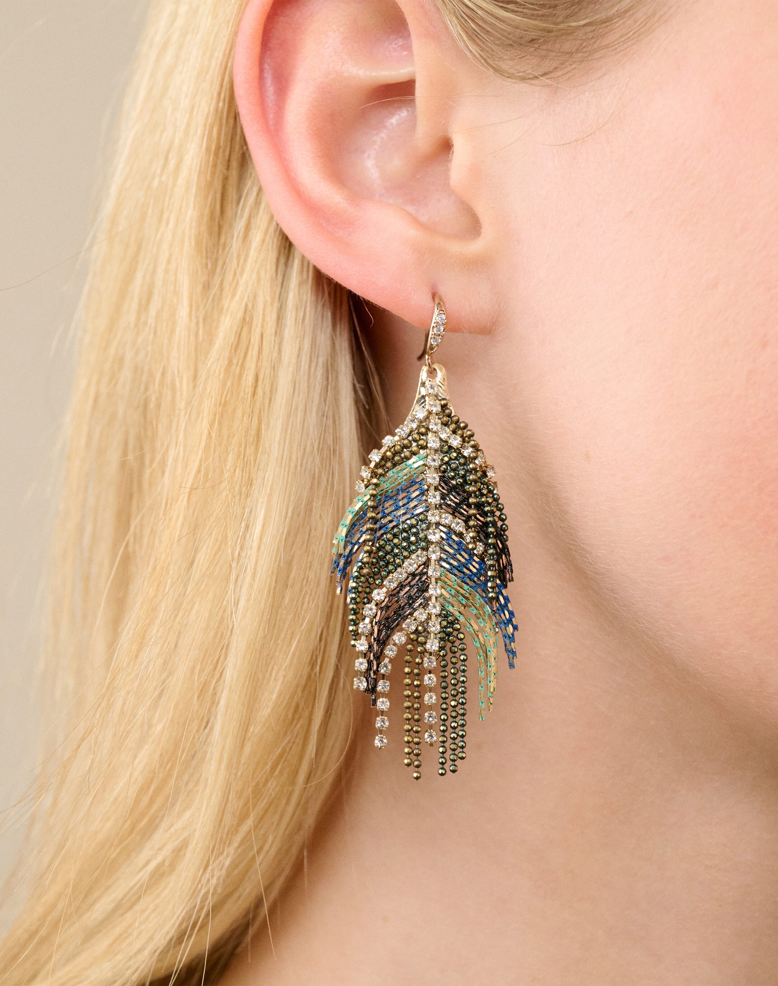 Feather Tassel Earrings