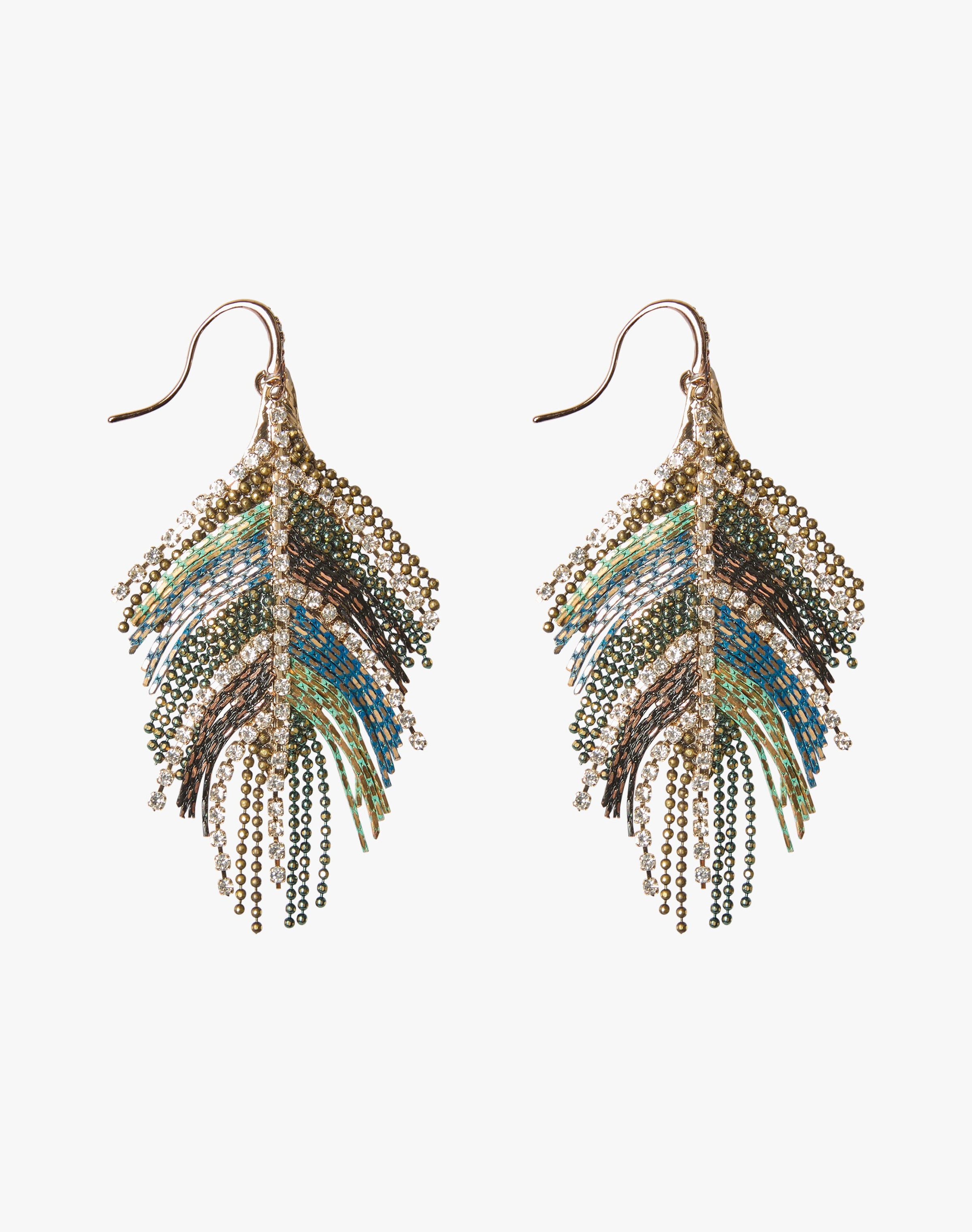 Feather Tassel Earrings