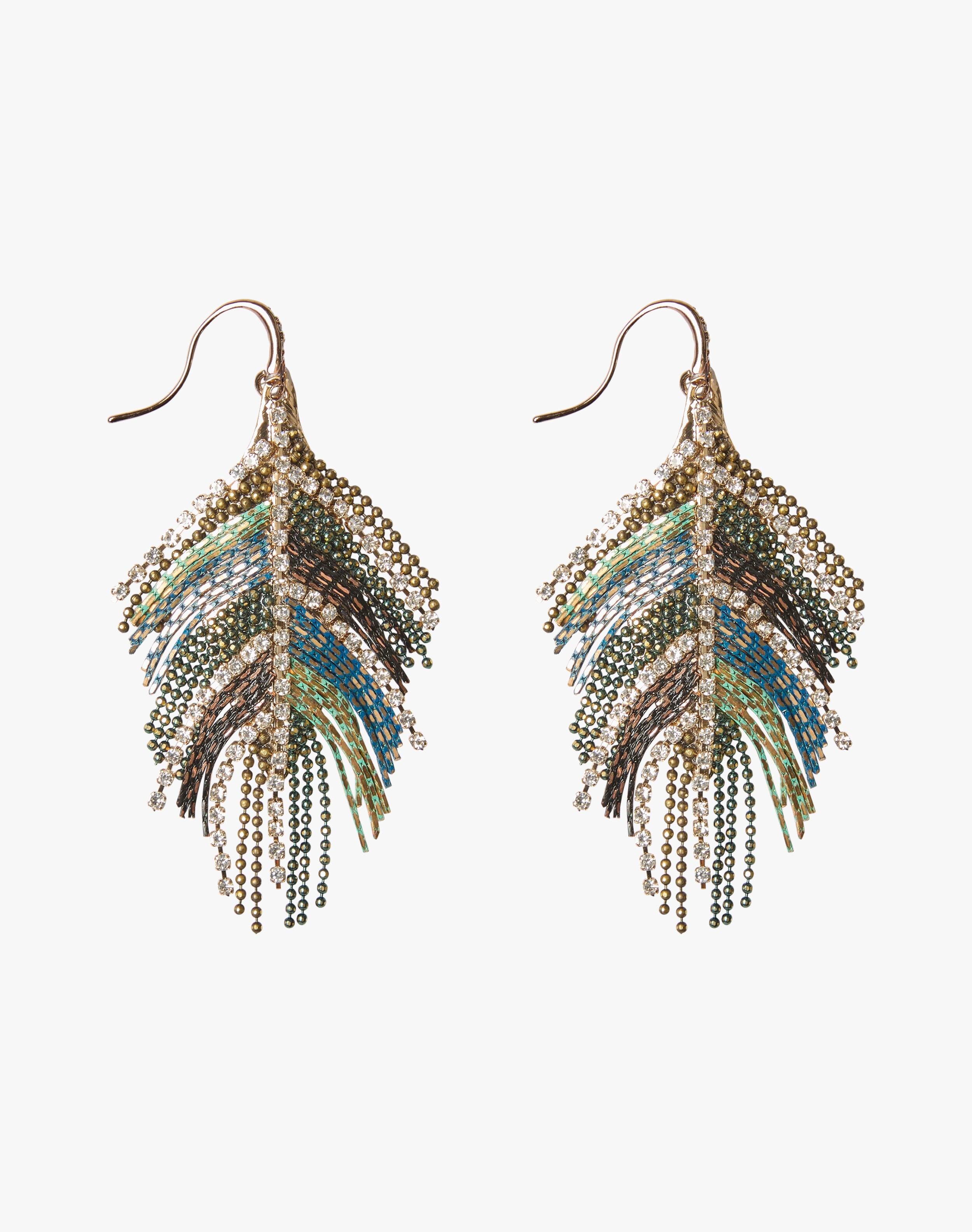 Feather Tassel Earrings