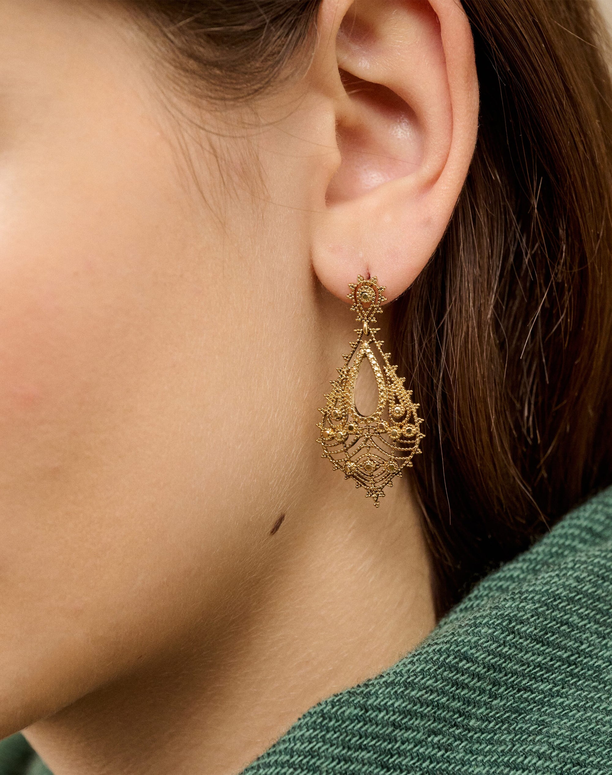 Antique Filigree Earrings