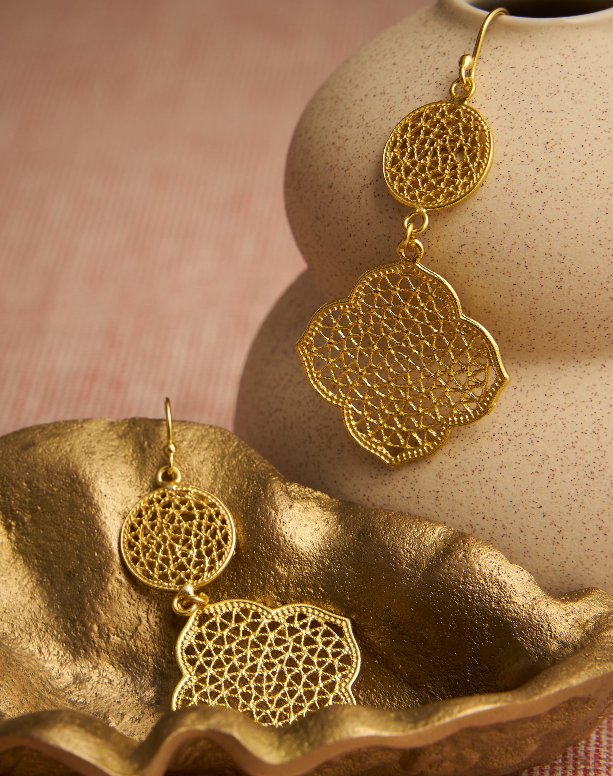 Filigree Pendant Earrings