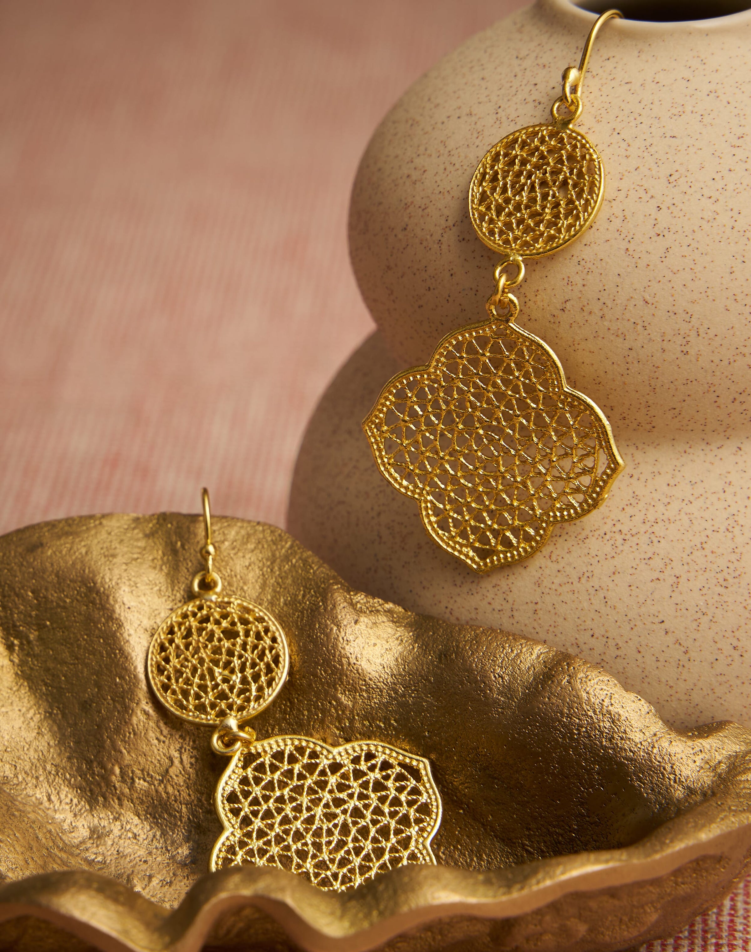 Filigree Pendant Earrings
