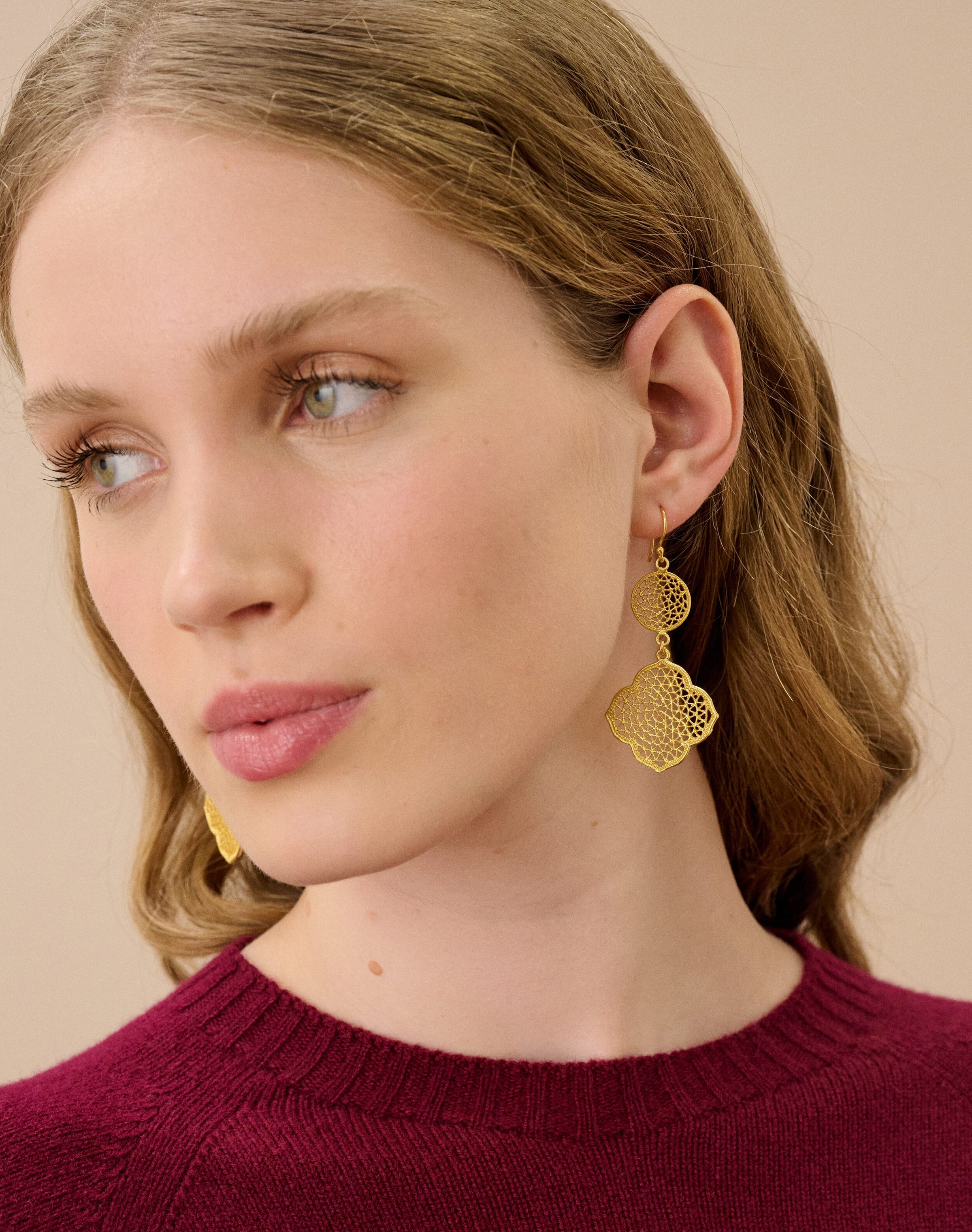 Filigree Pendant Earrings