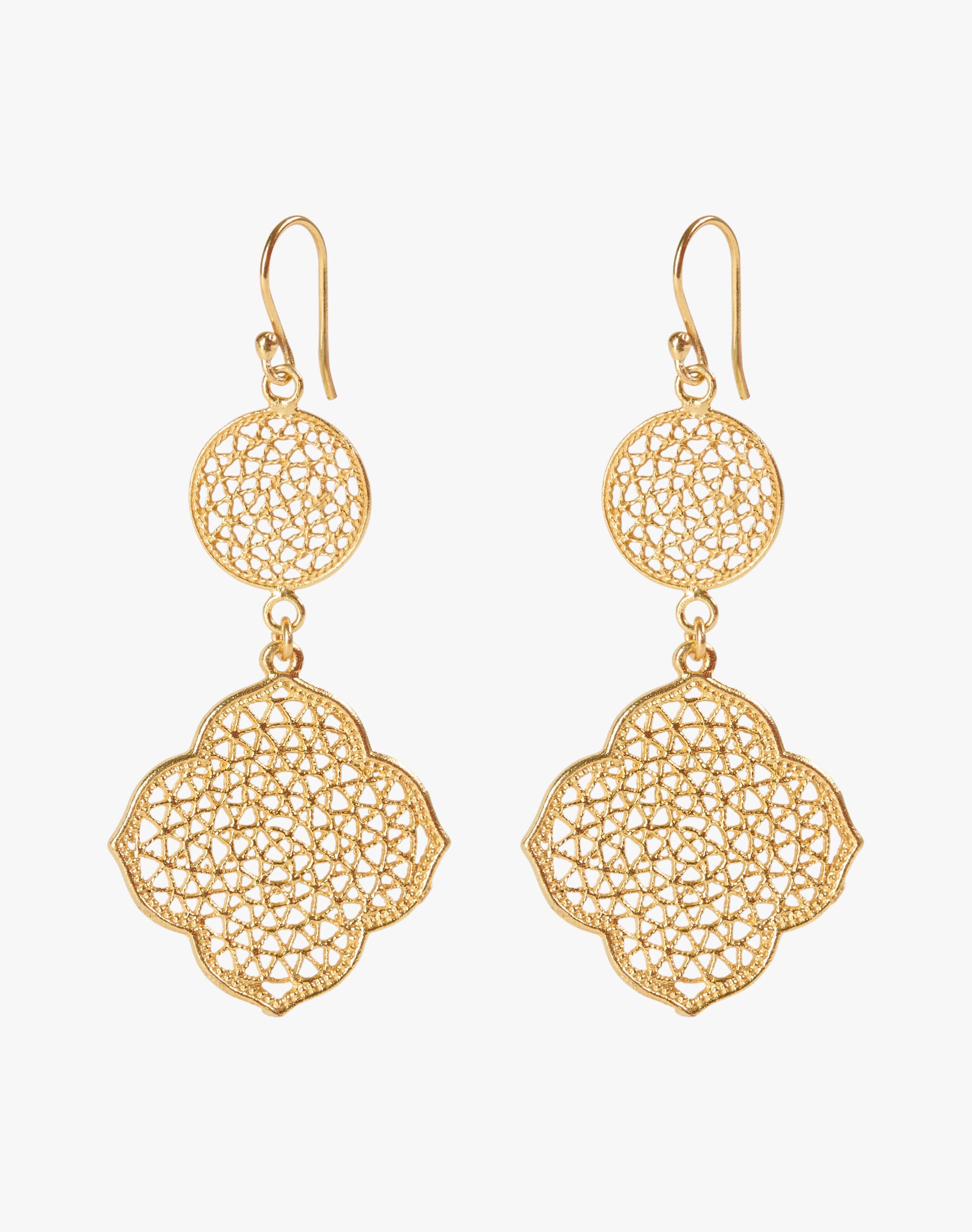 Filigree Pendant Earrings