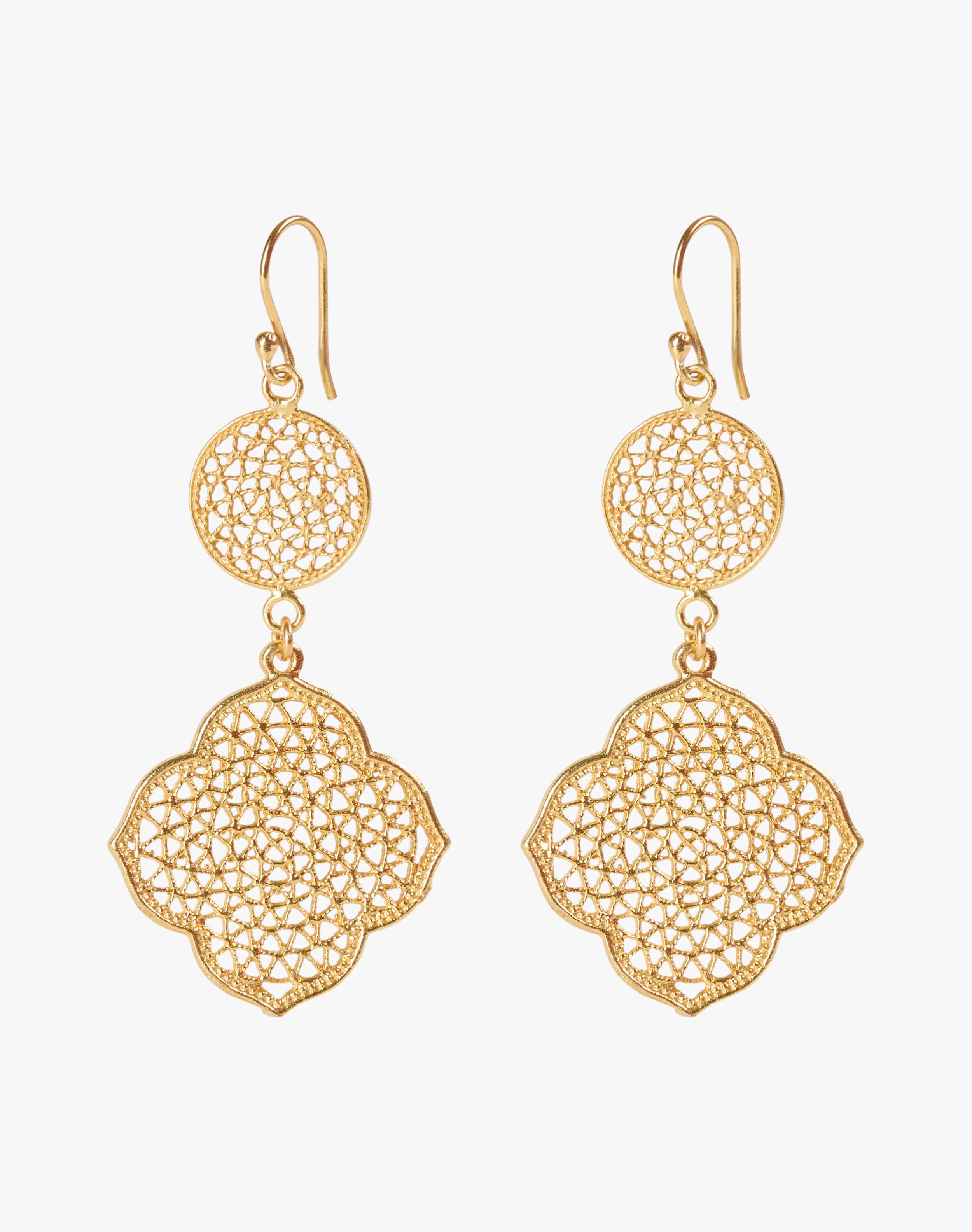 Filigree Pendant Earrings