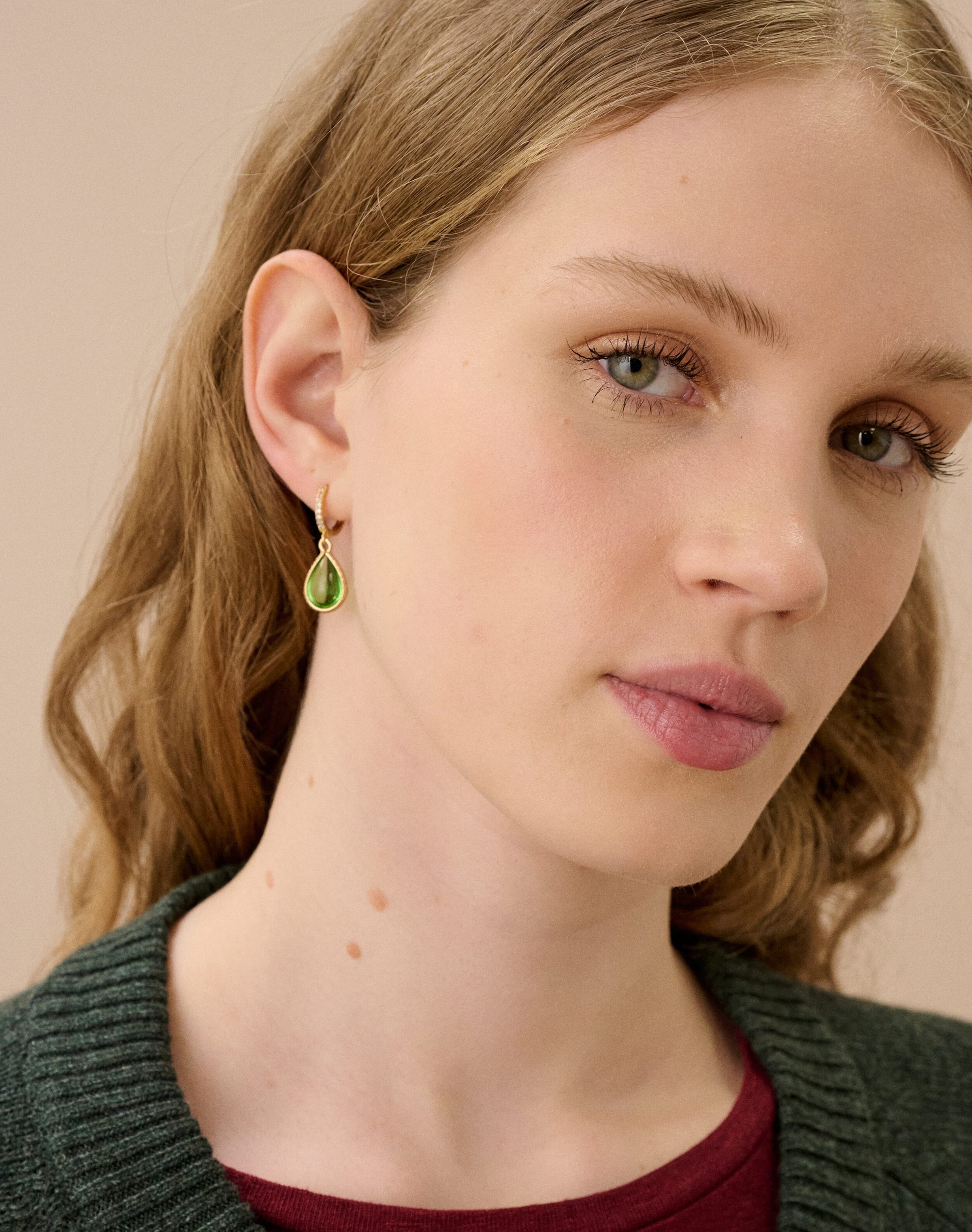 Hoop & Teardrop Earrings