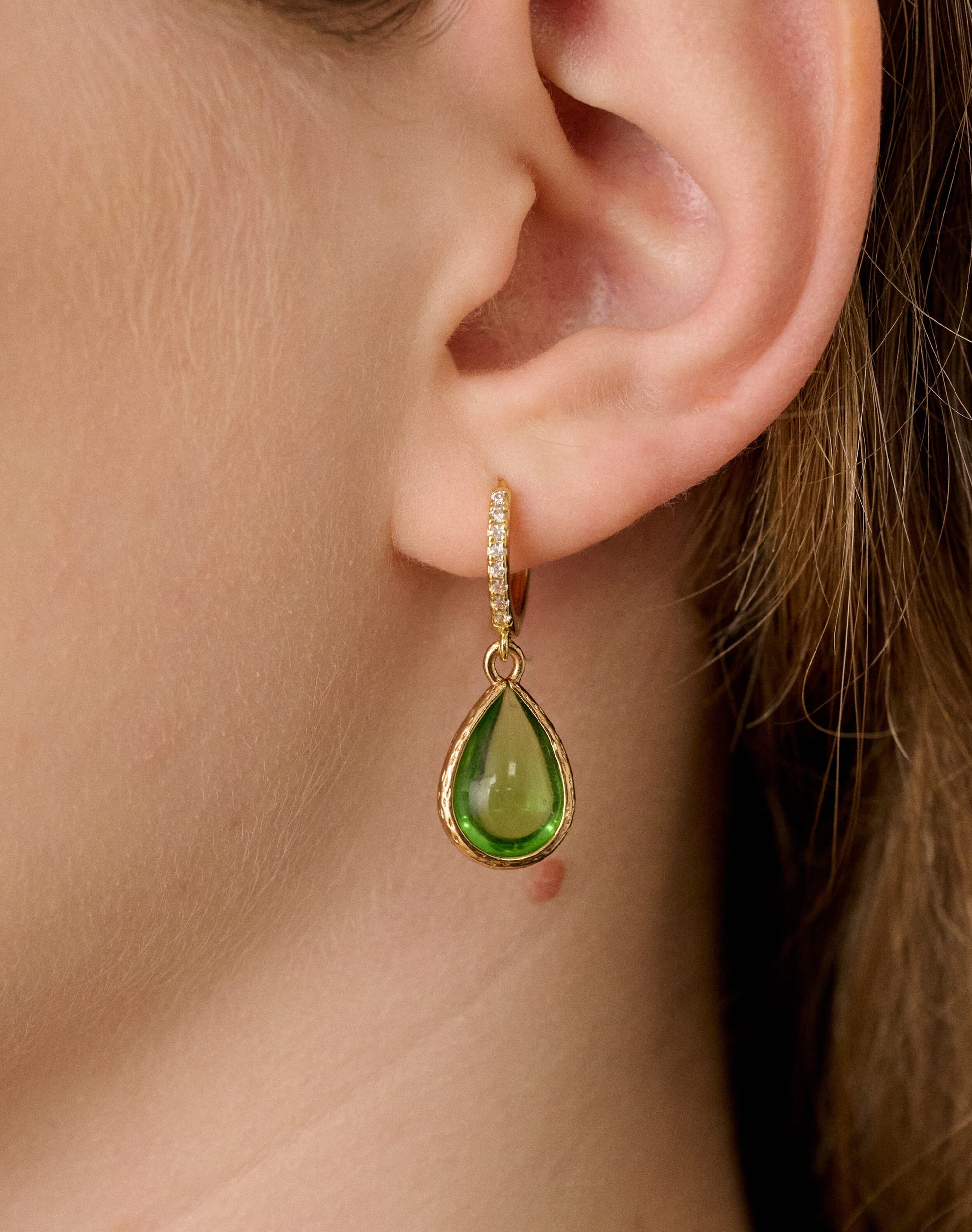Hoop & Teardrop Earrings