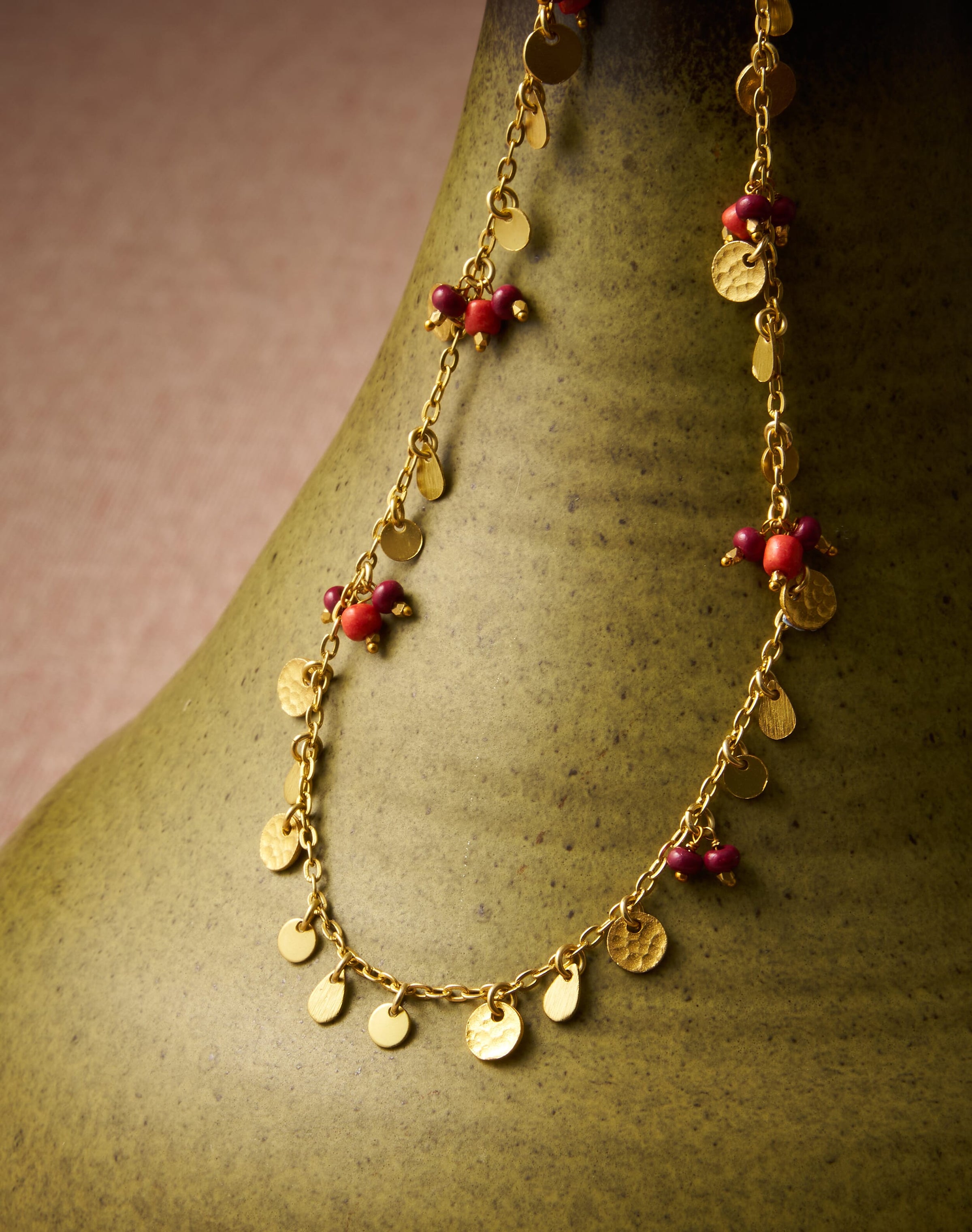 Cluster Beaded Necklace