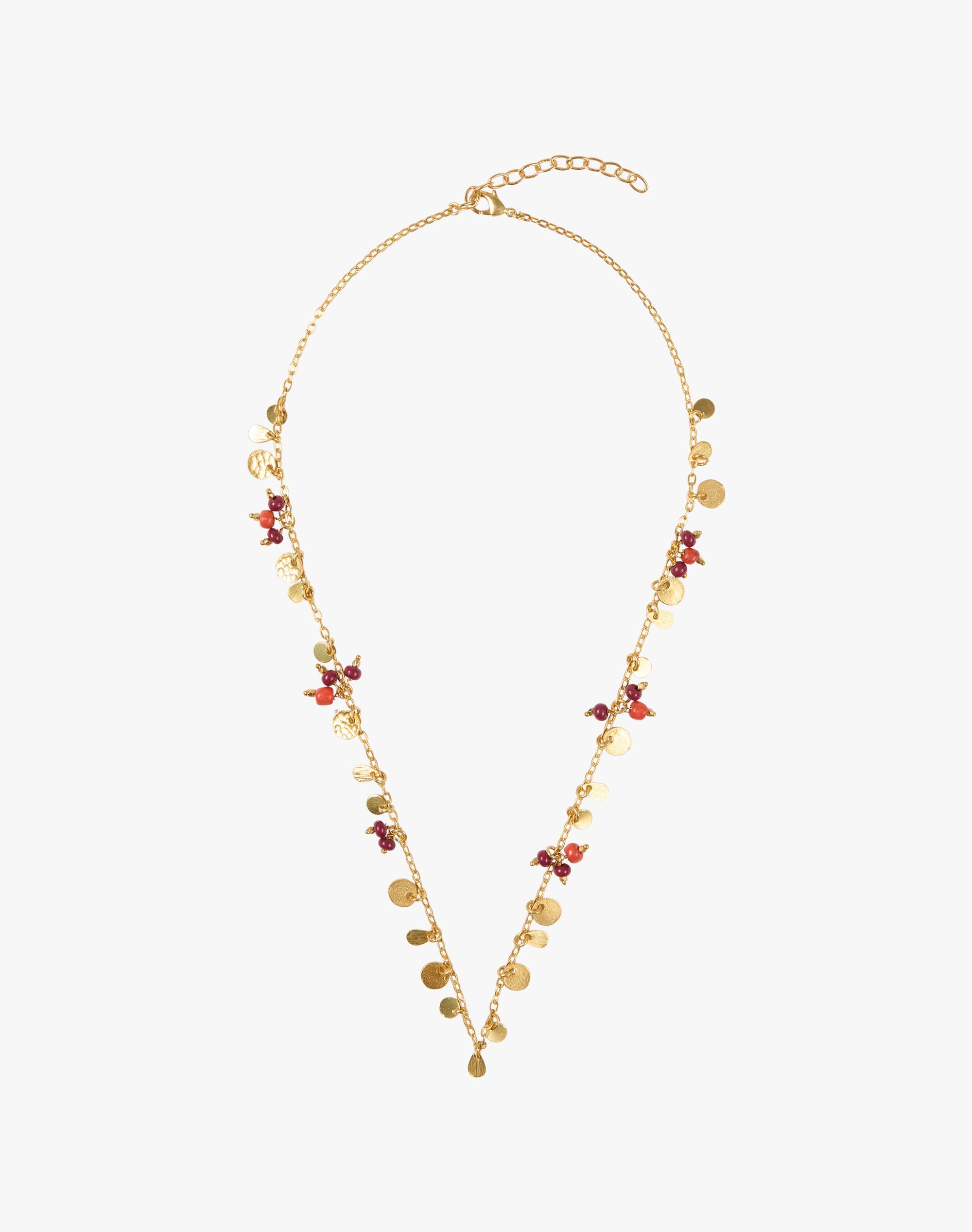 Cluster Beaded Necklace