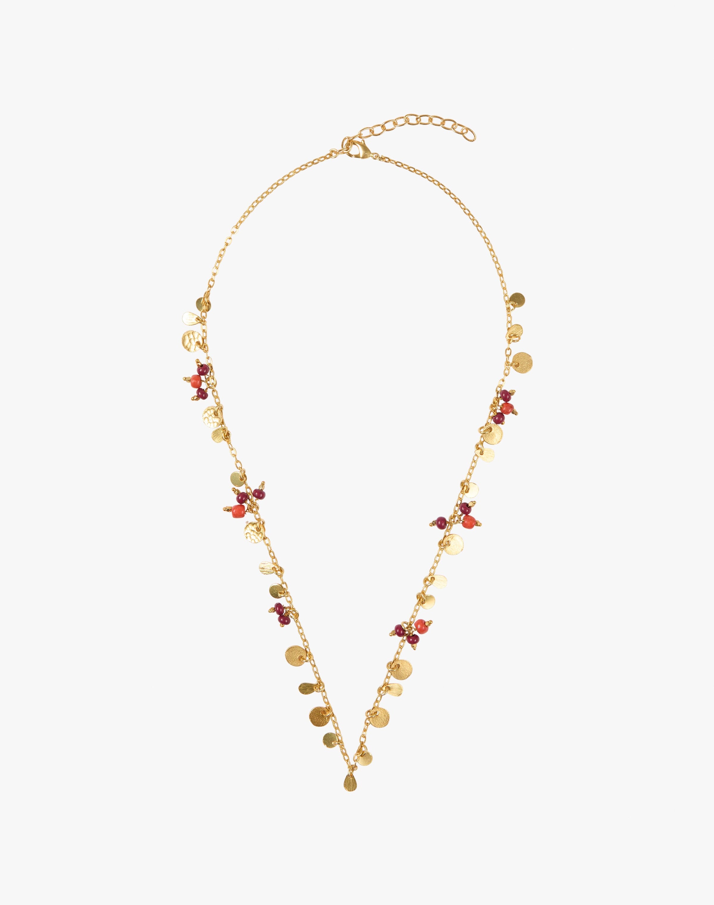 Cluster Beaded Necklace