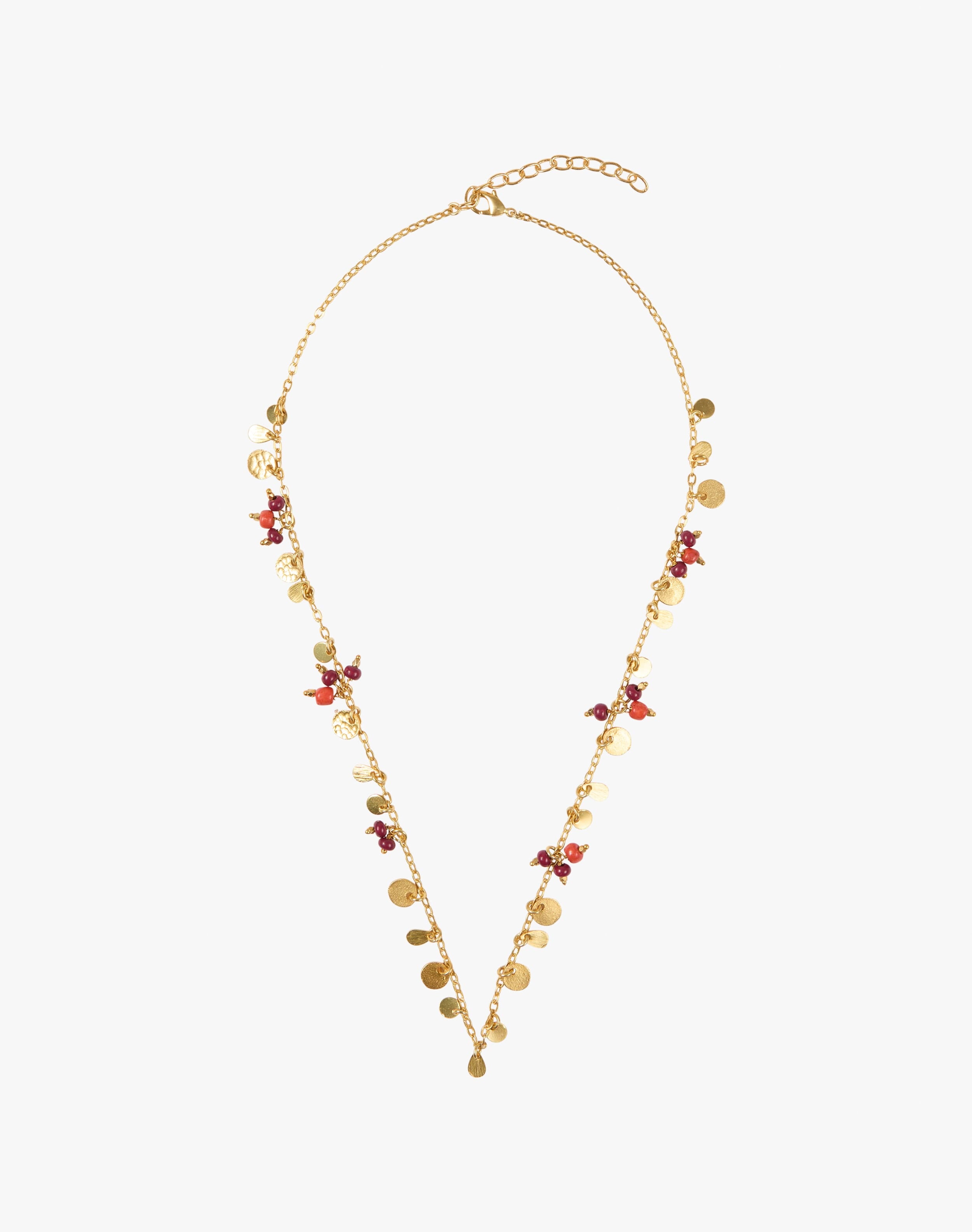 Cluster Beaded Necklace
