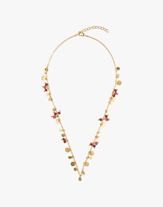 Cluster Beaded Necklace