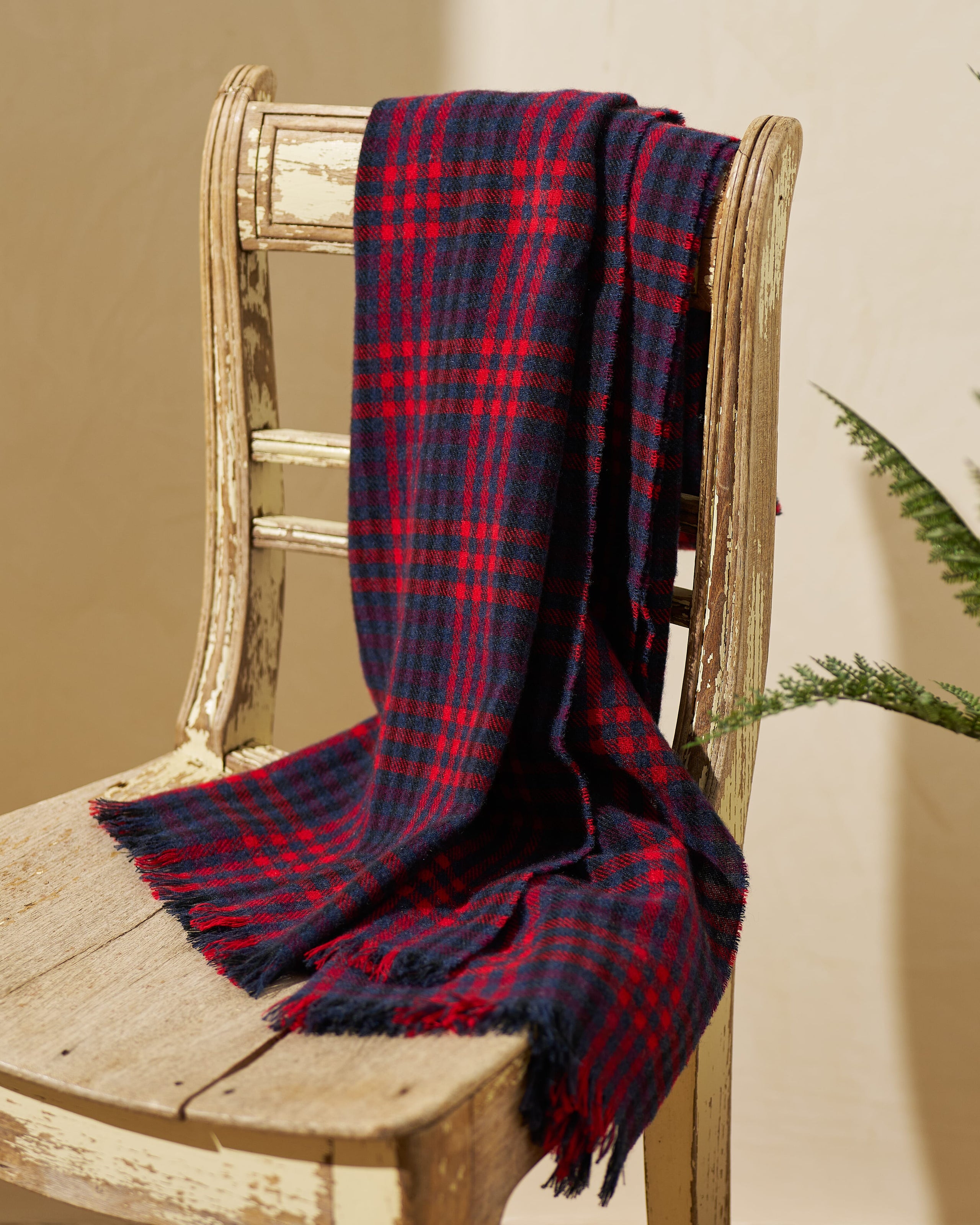 Cashmere Checked Chartouche