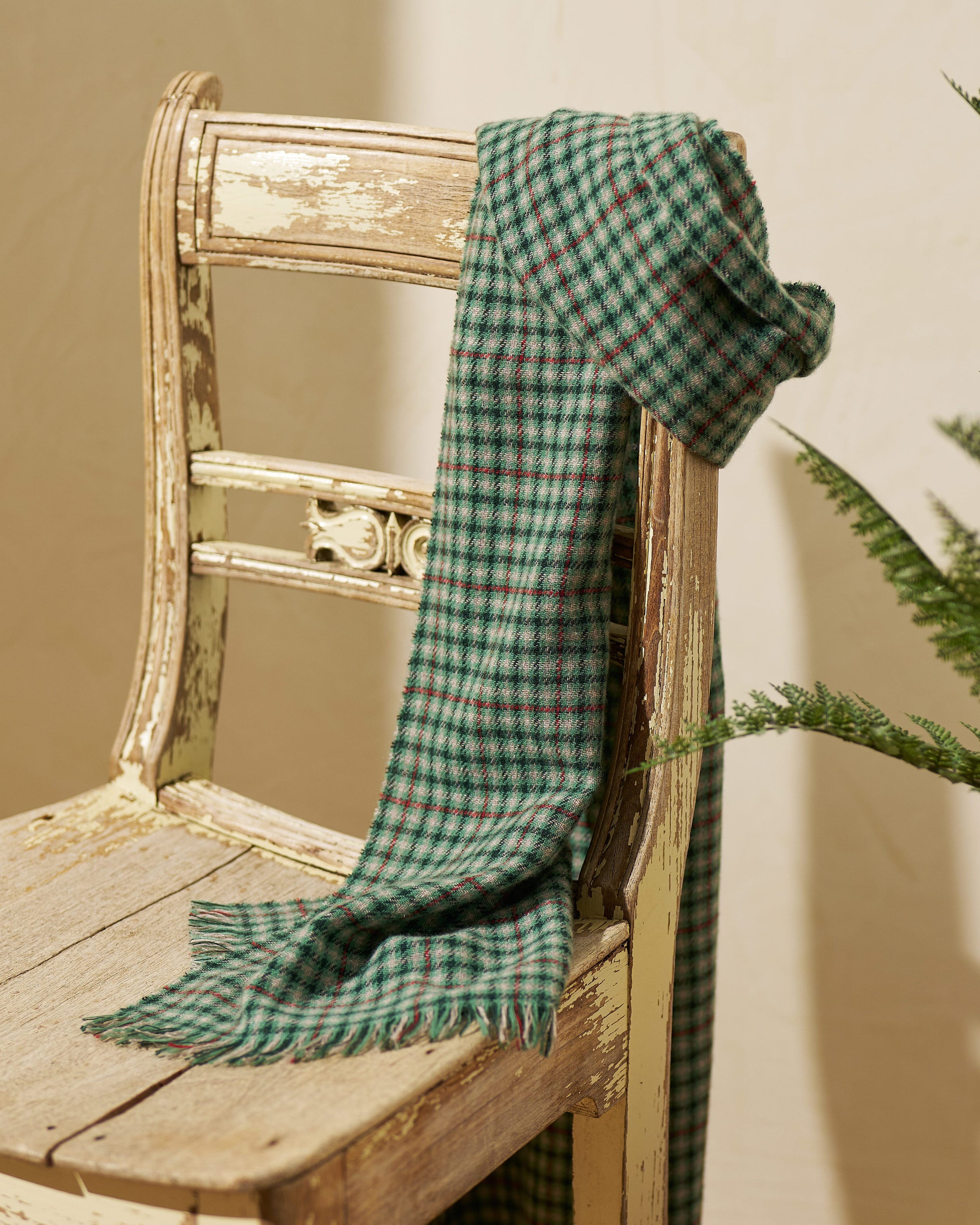 Cashmere Checked Chartouche