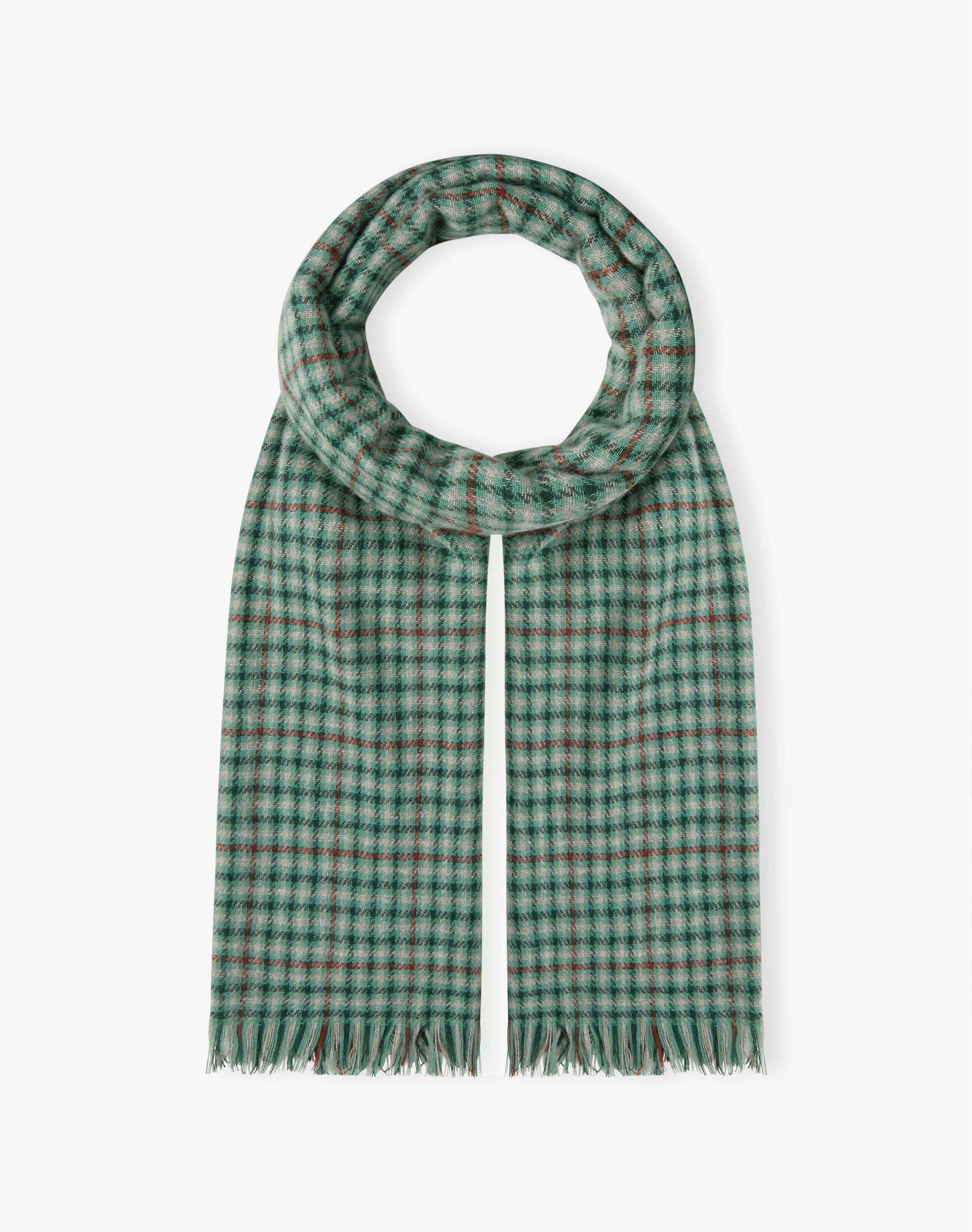 Cashmere Checked Chartouche