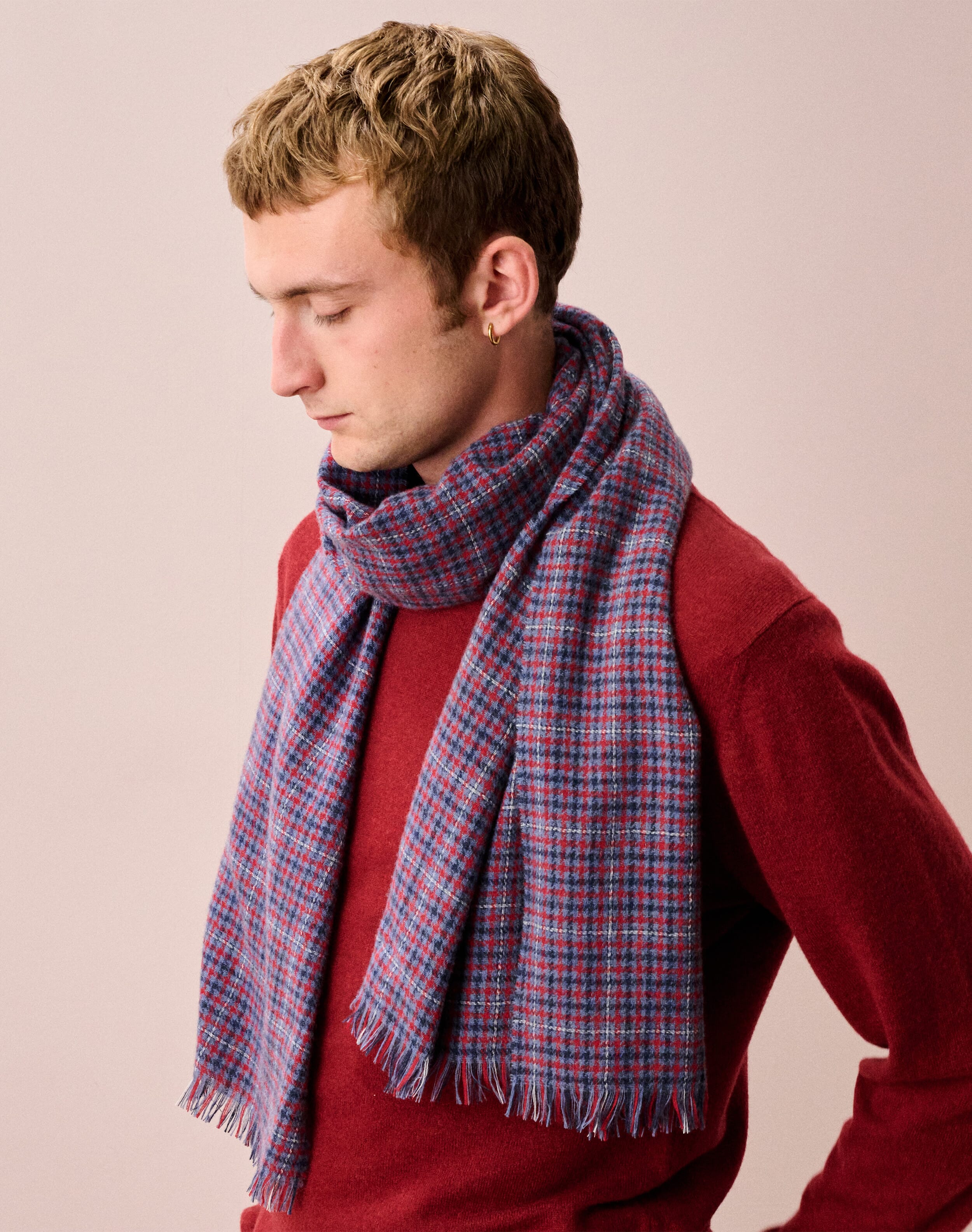 Cashmere Checked Chartouche