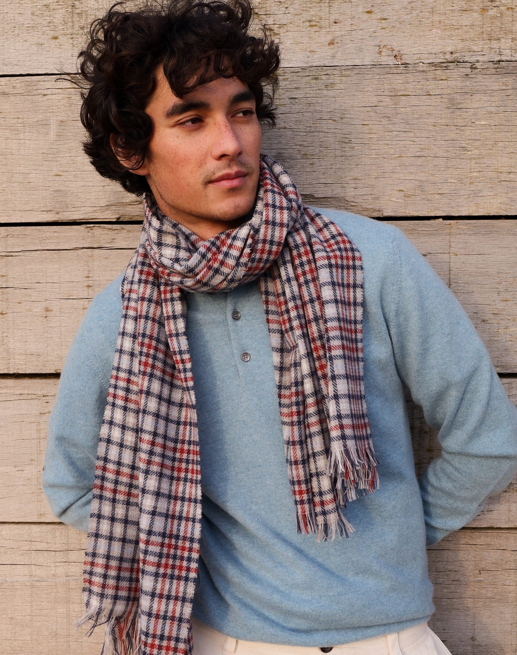 Cashmere Checked Chartouche