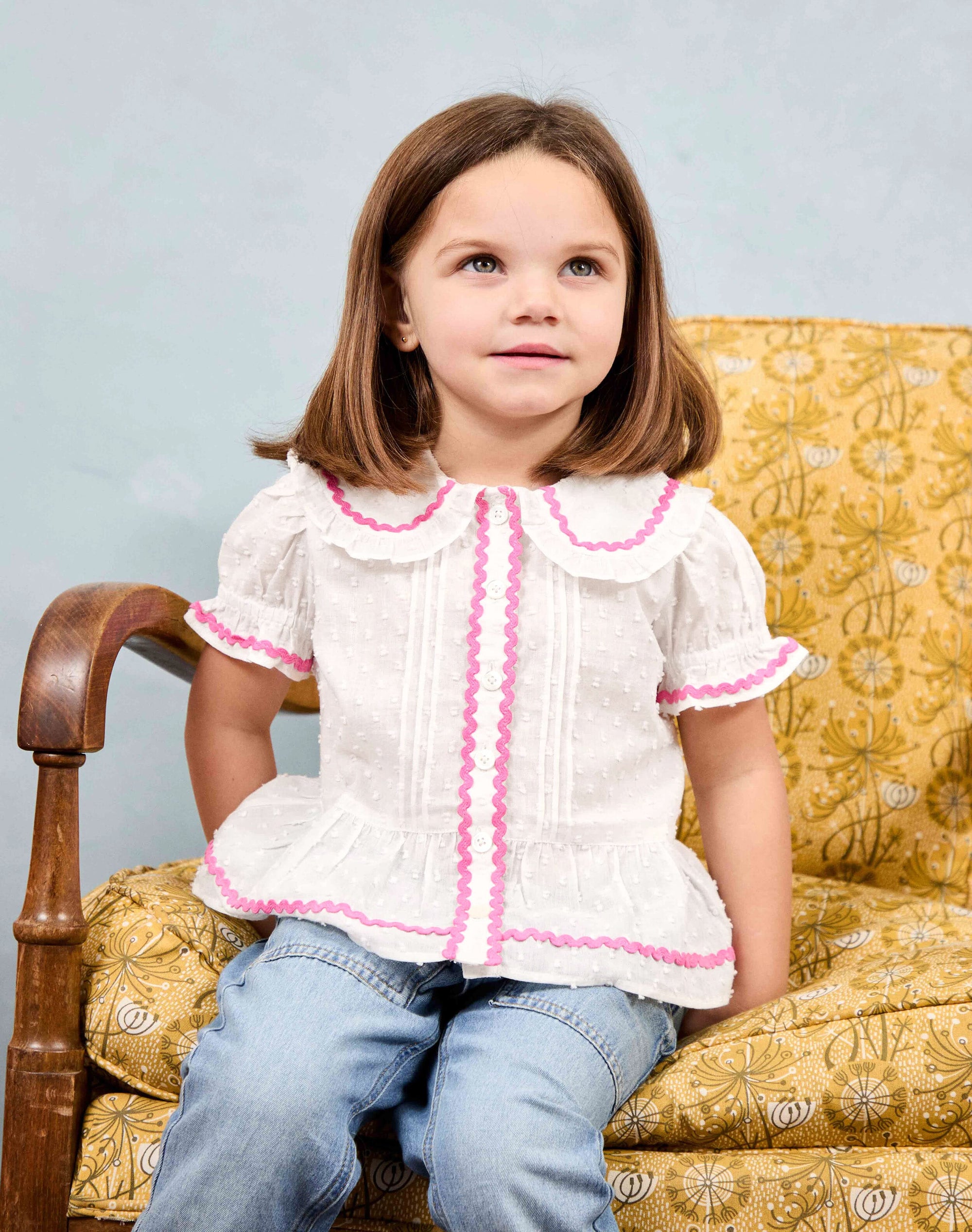 Organic Cotton Dobby Blouse