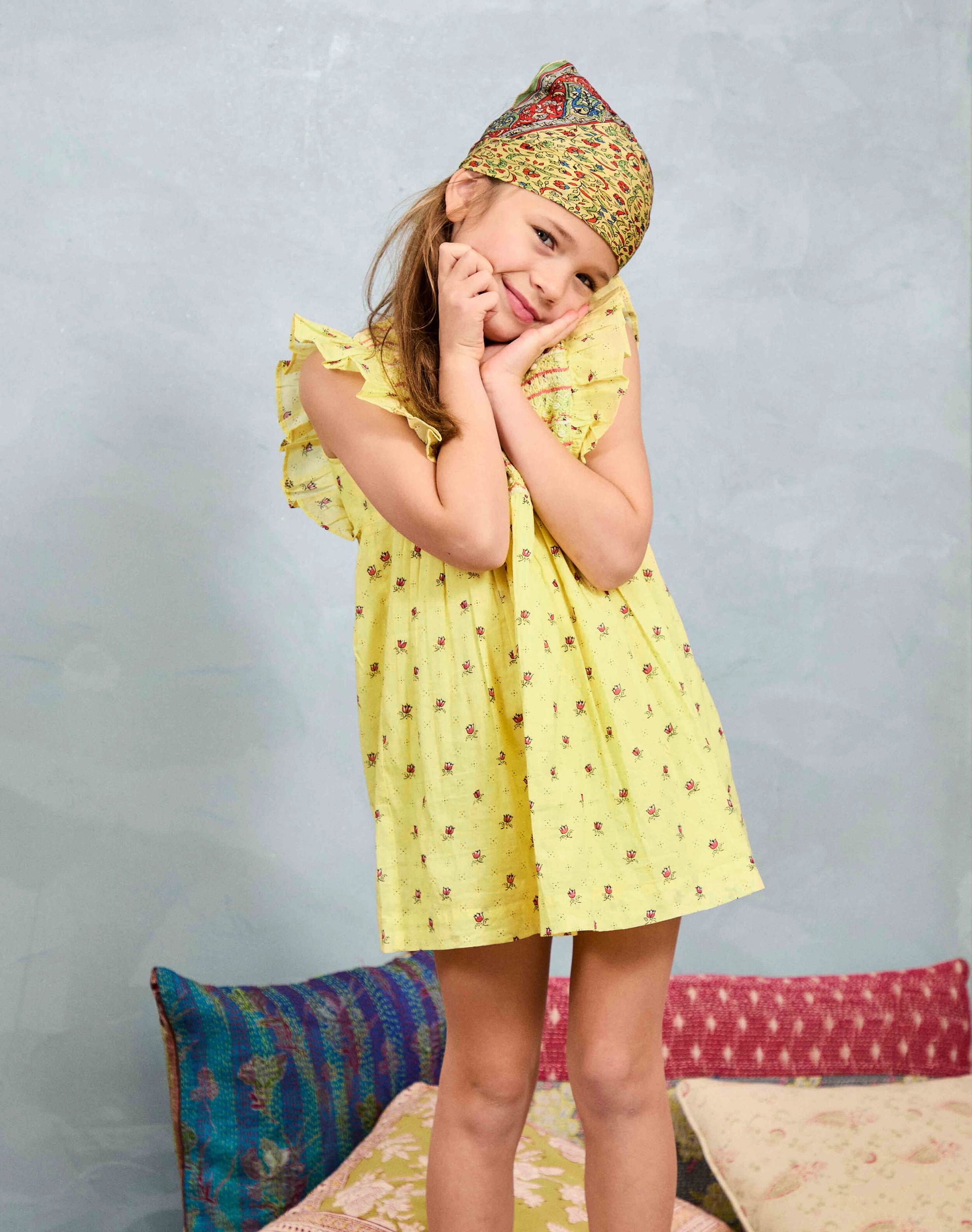 Organic Cotton Floral Print Dress