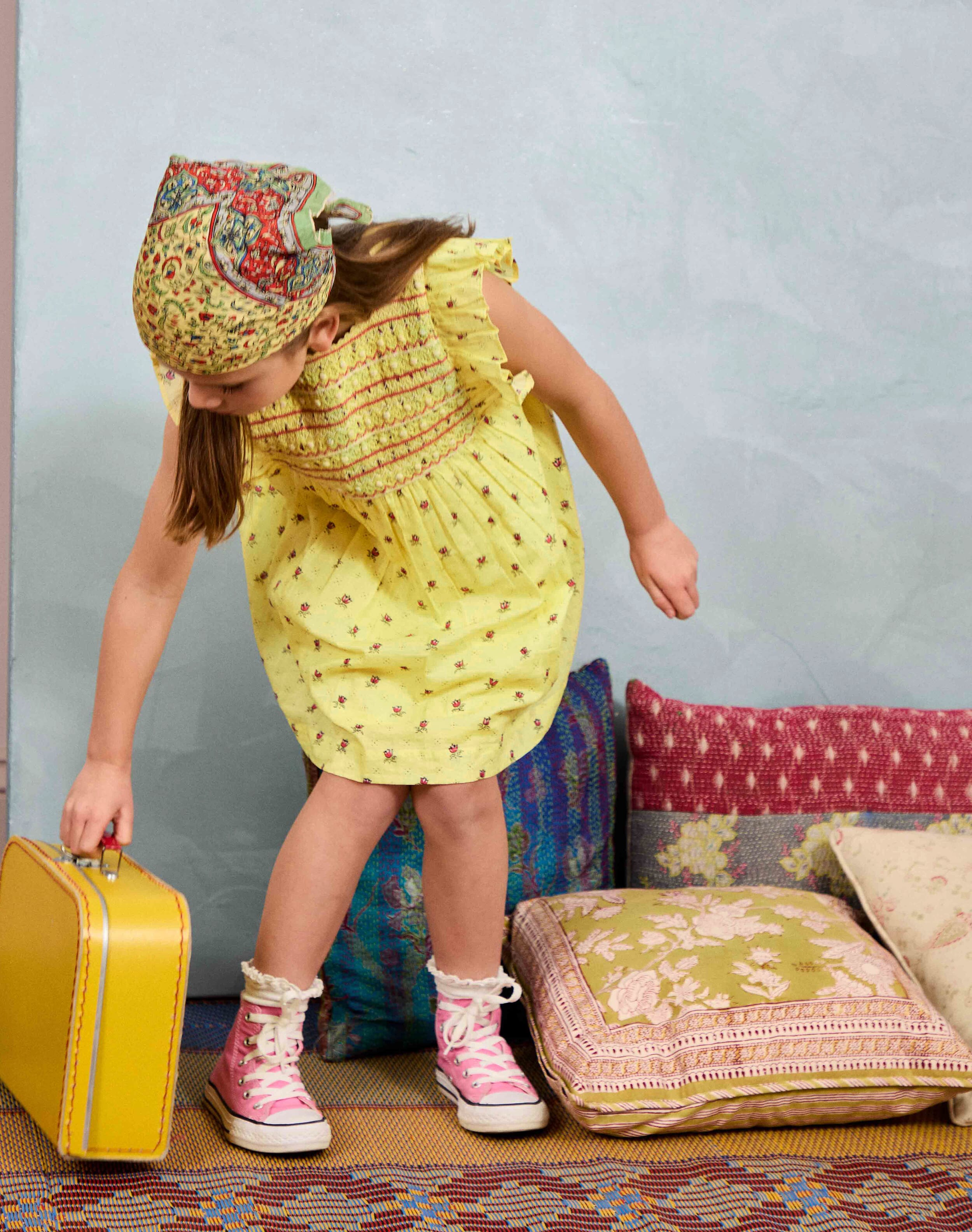 Organic Cotton Floral Print Dress