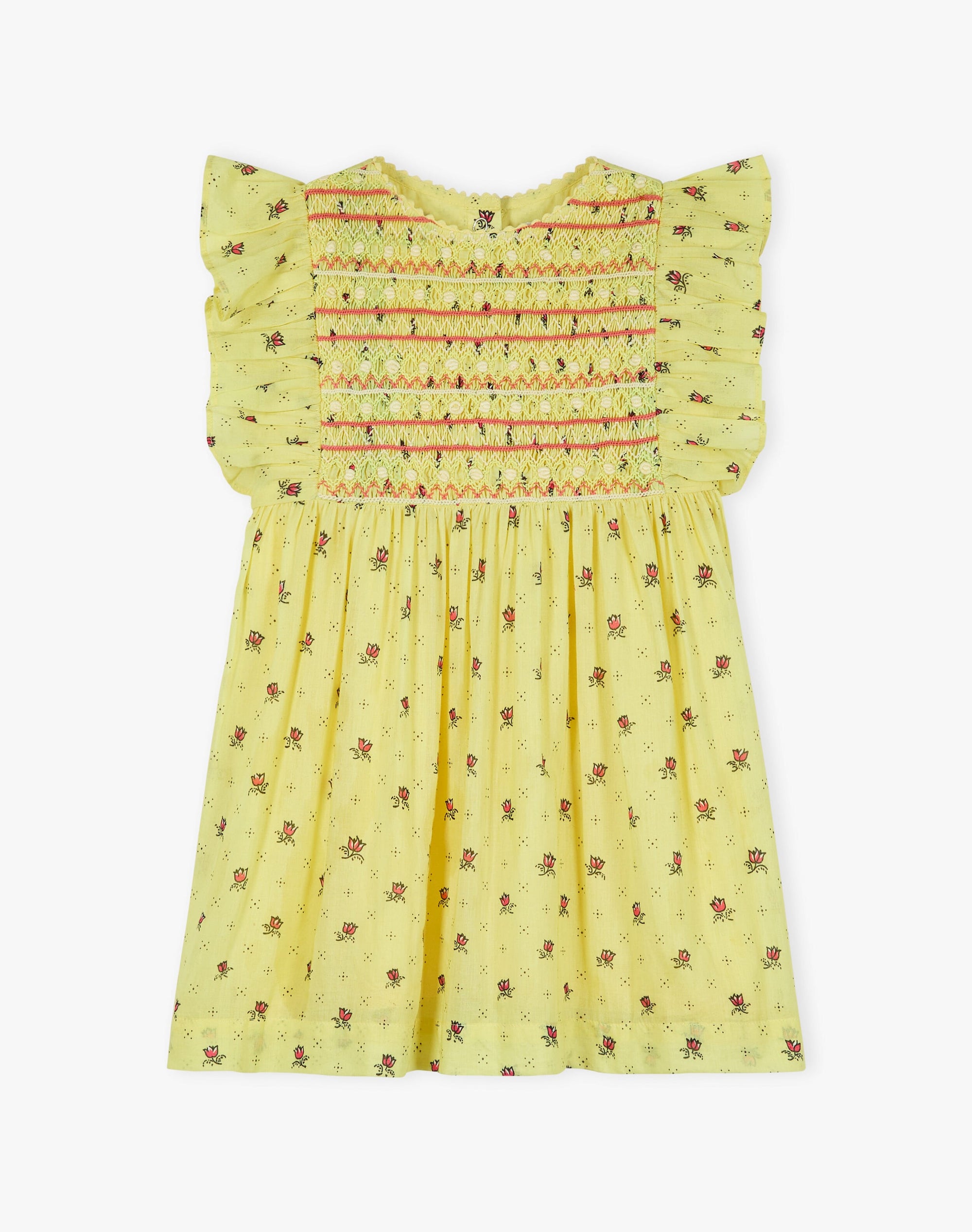 Organic Cotton Floral Print Dress