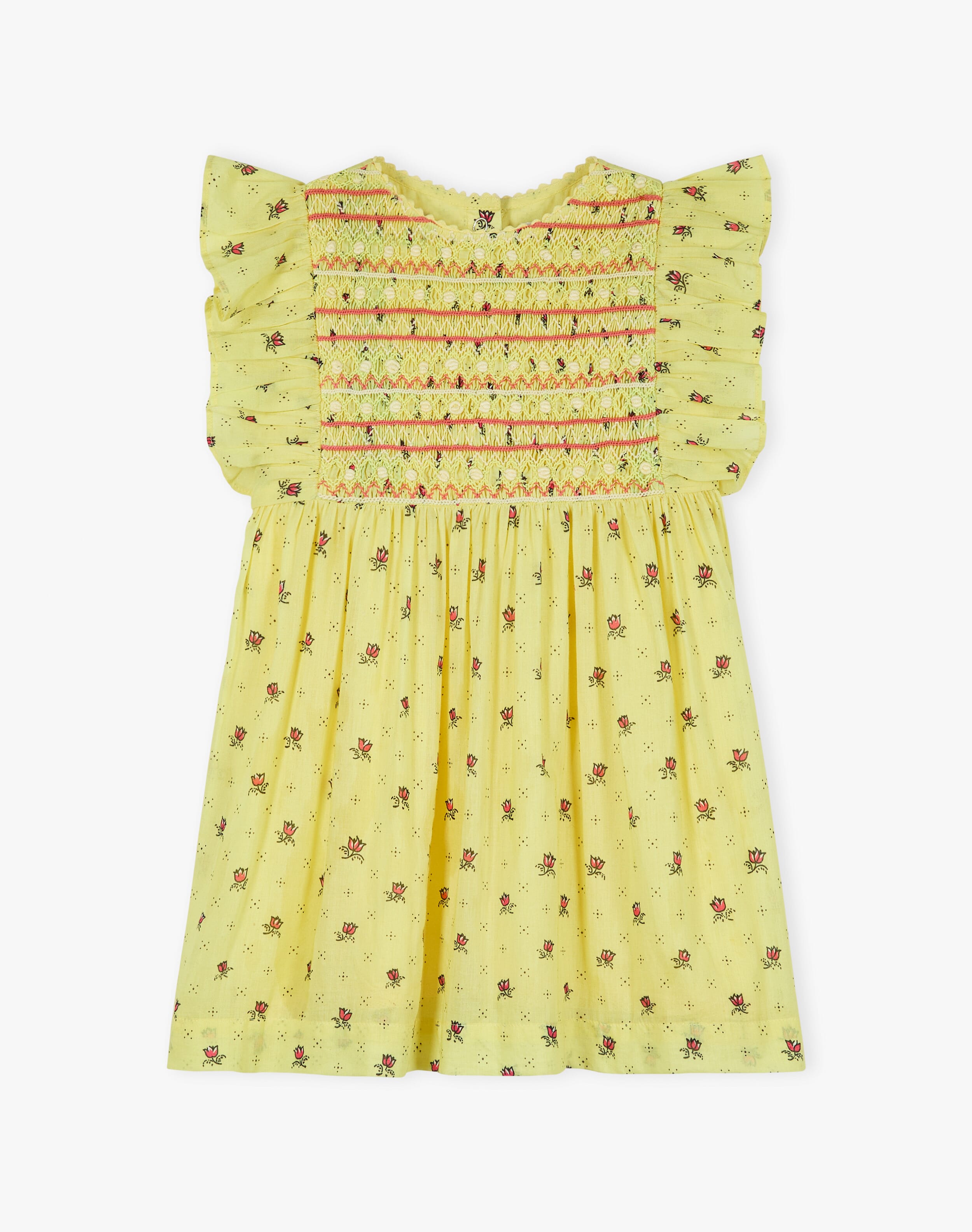 Organic Cotton Floral Print Dress