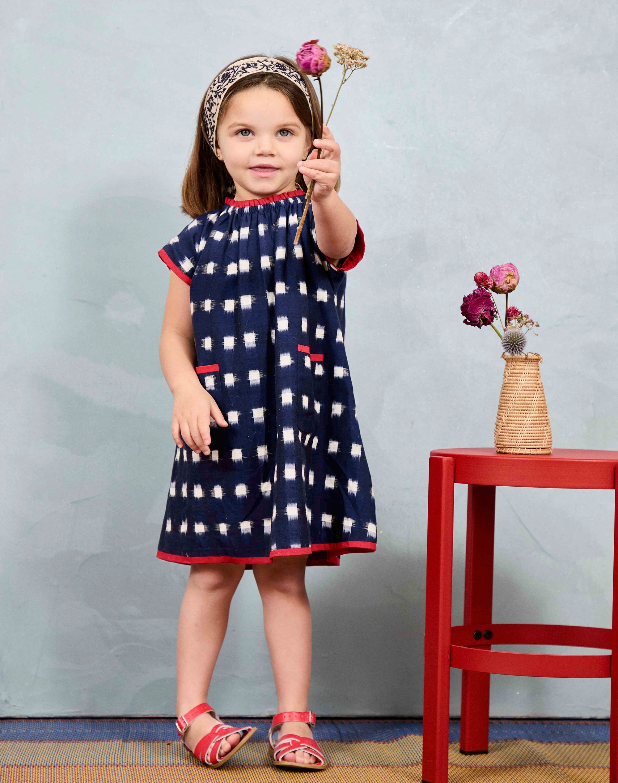 Cotton Ikat Dress