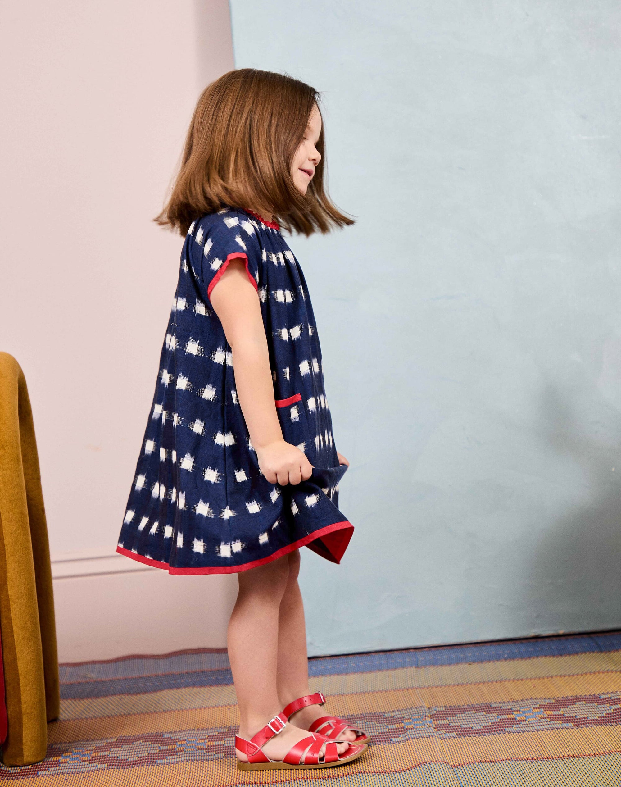 Cotton Ikat Dress