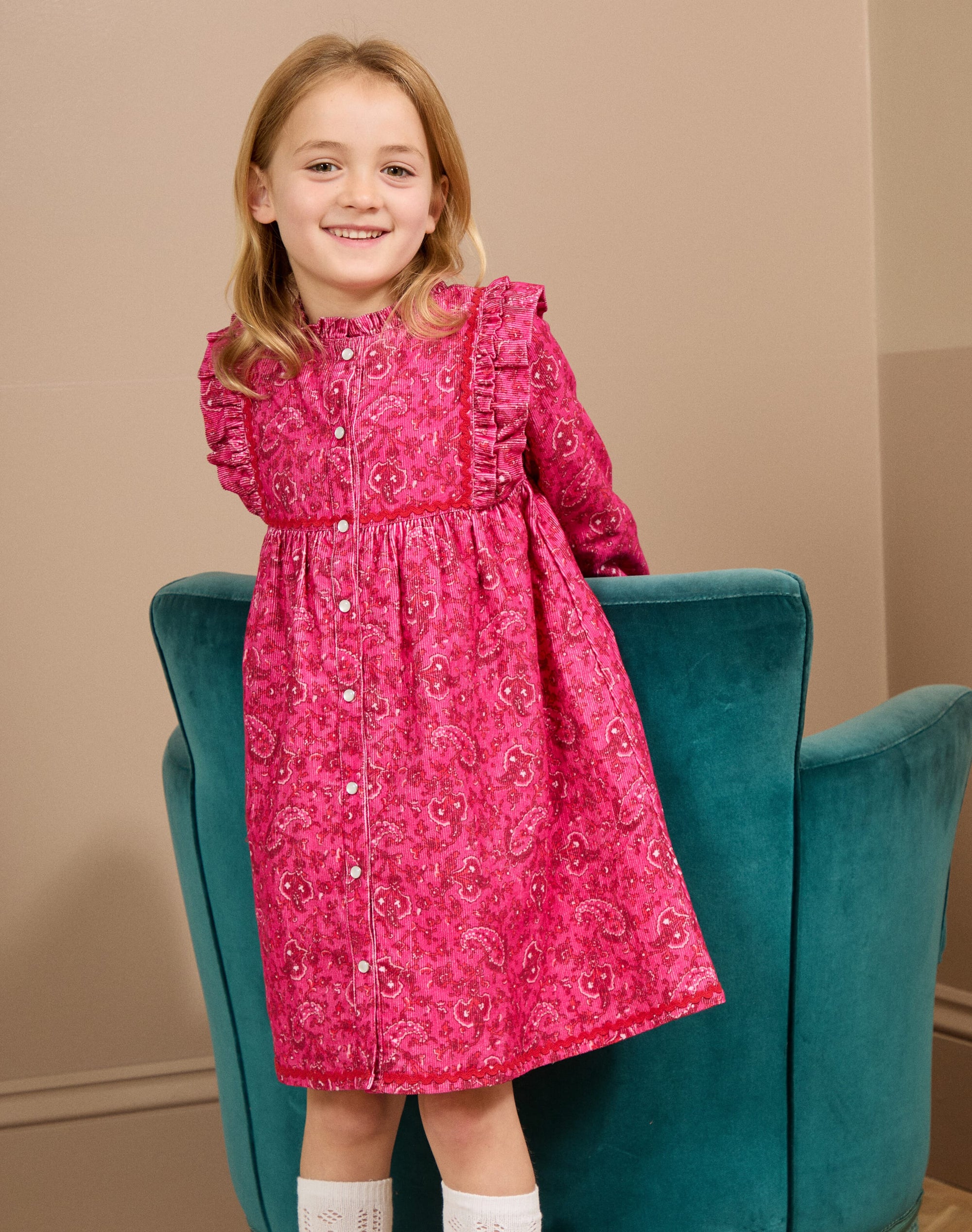 Organic Needlecord Dress