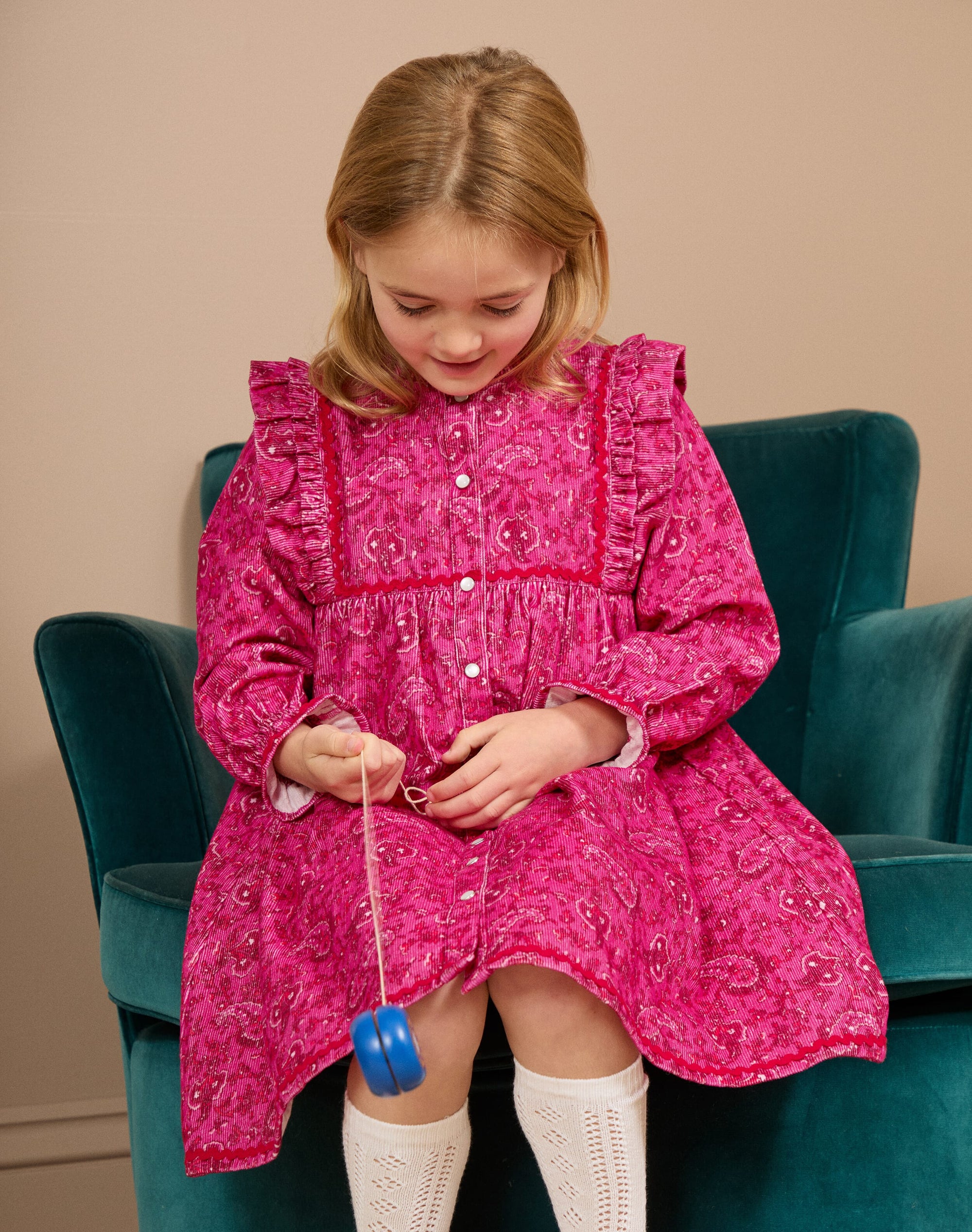 Organic Needlecord Dress