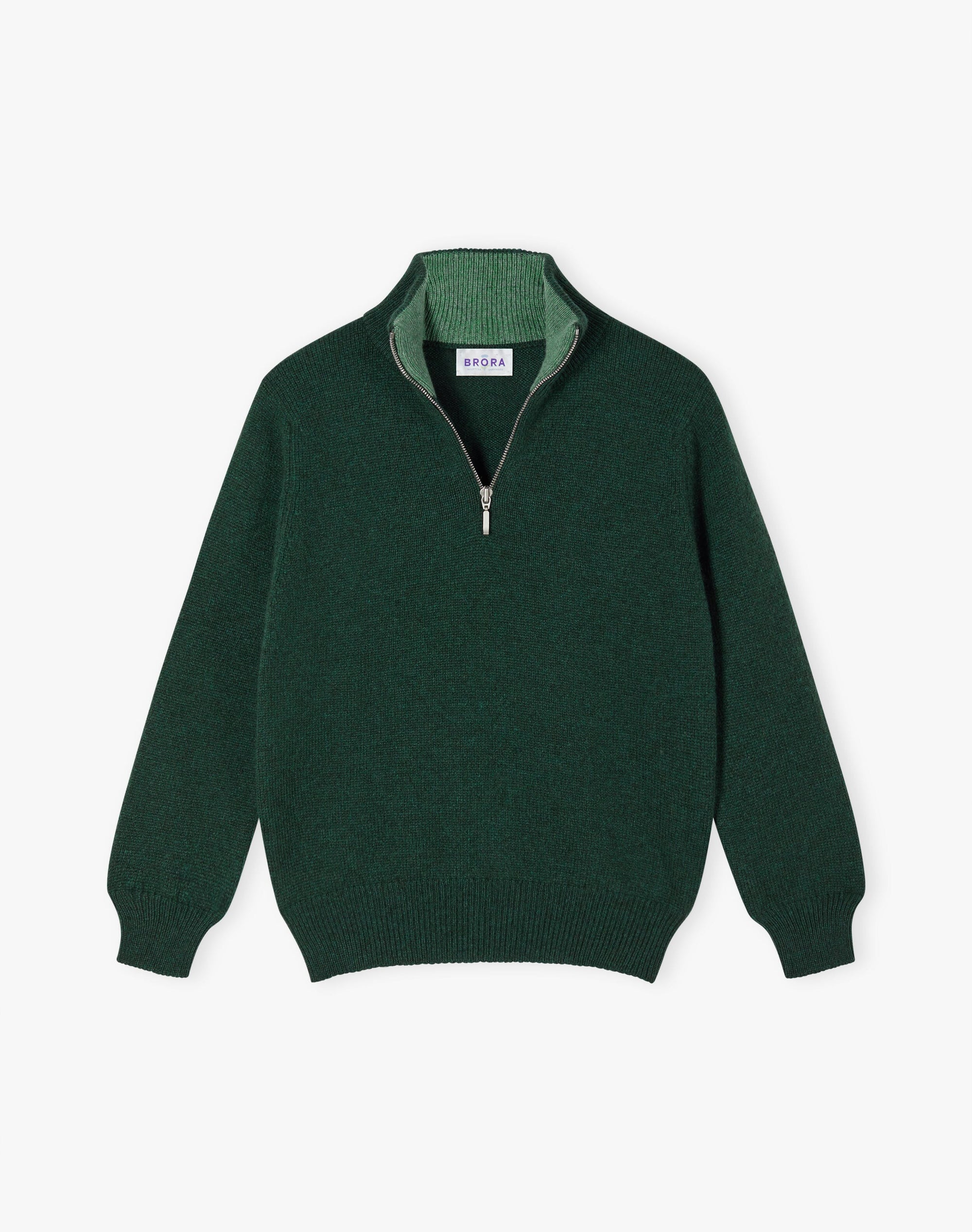Cashmere Zip Turtle Neck