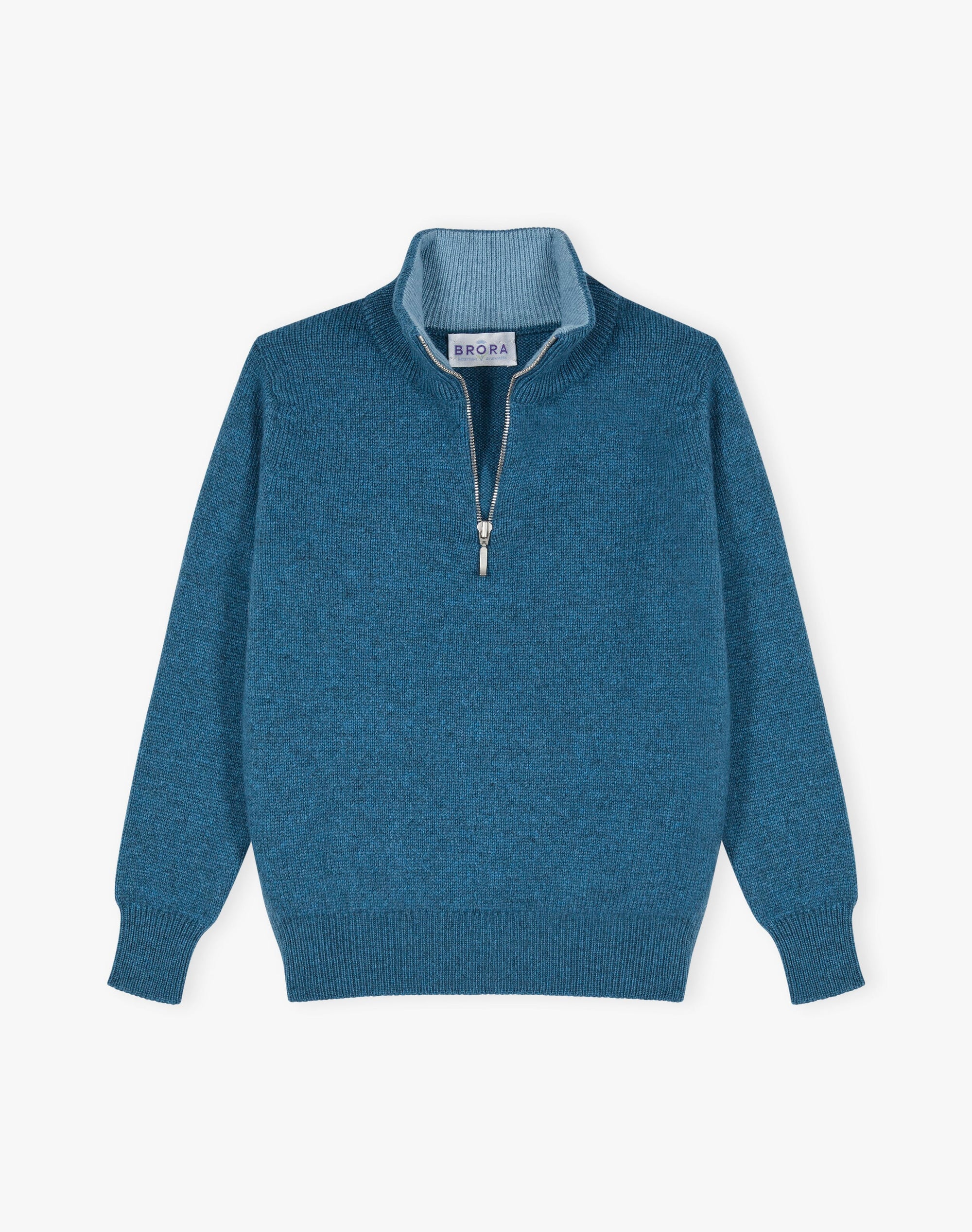 Cashmere Zip Turtle Neck