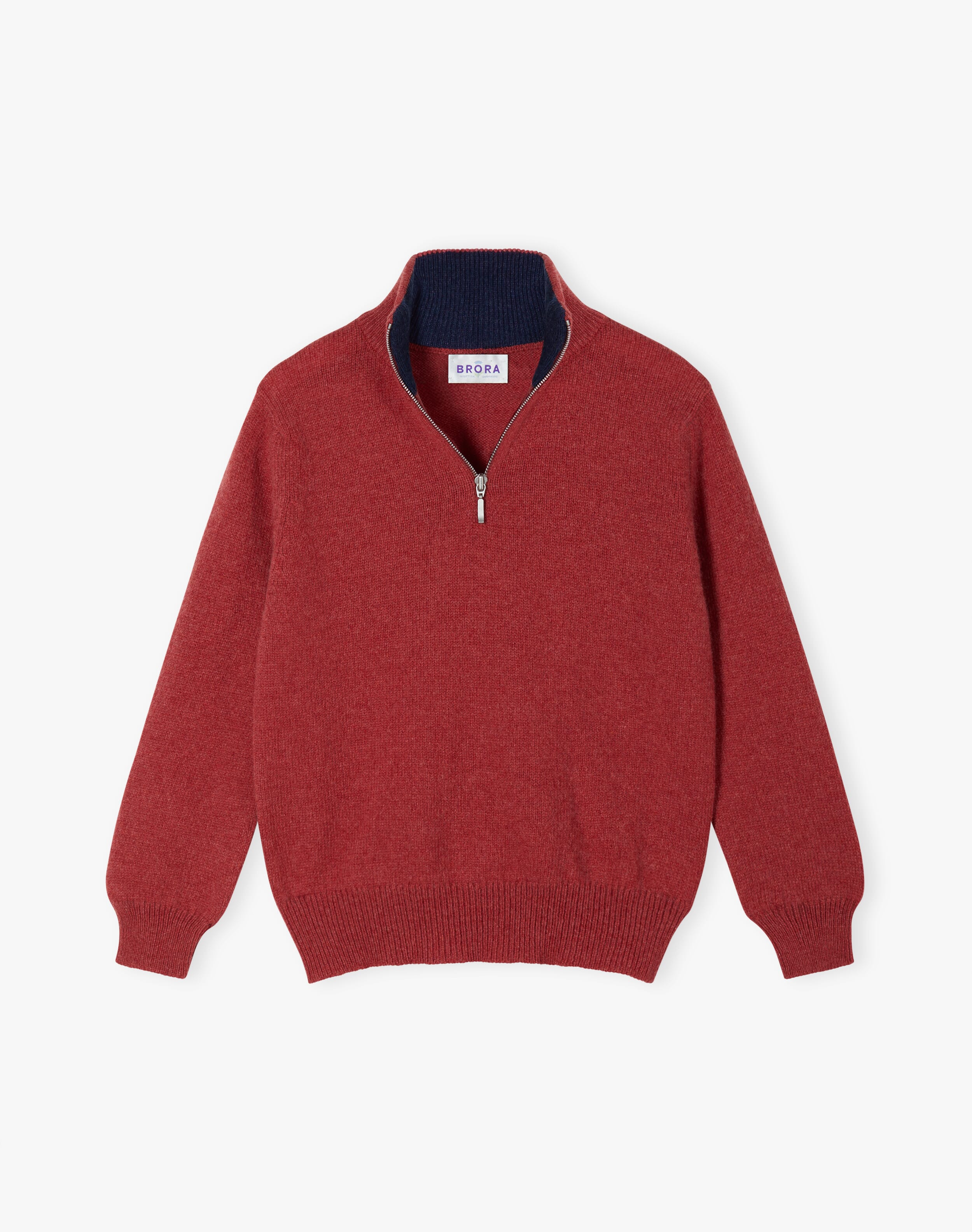 Cashmere Zip Turtle Neck