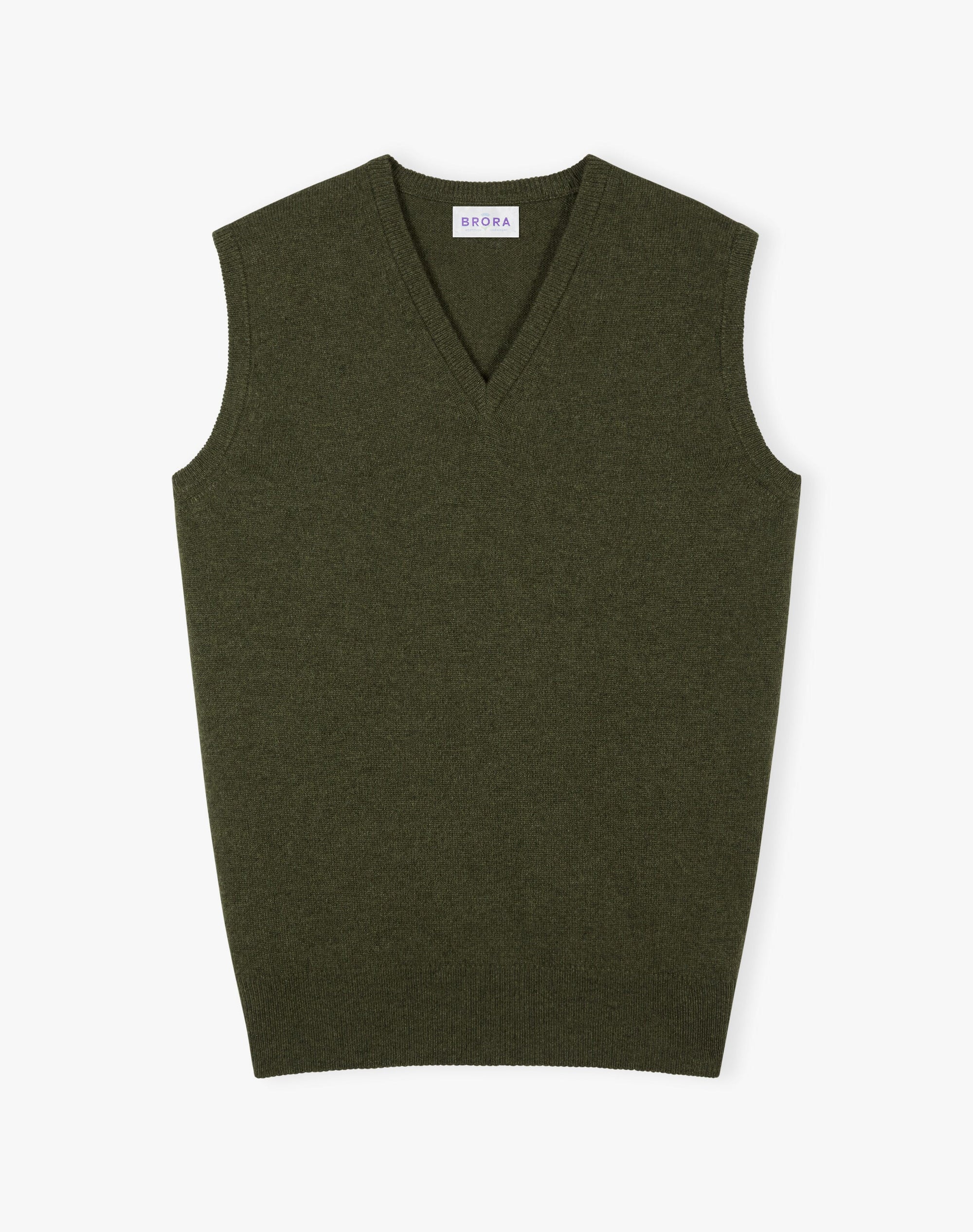 Cashmere Sleeveless V Neck Jumper