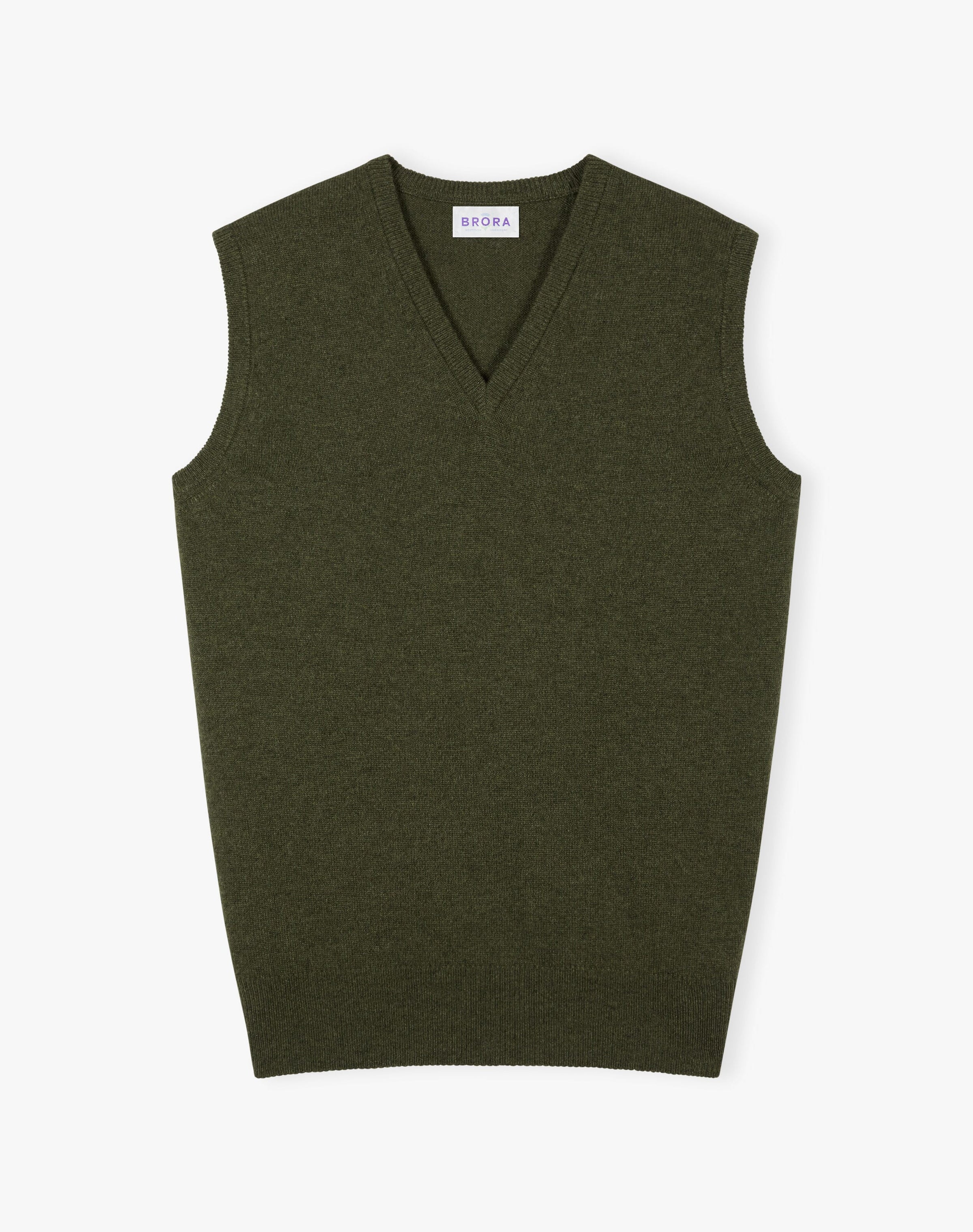 Cashmere Sleeveless V Neck Jumper
