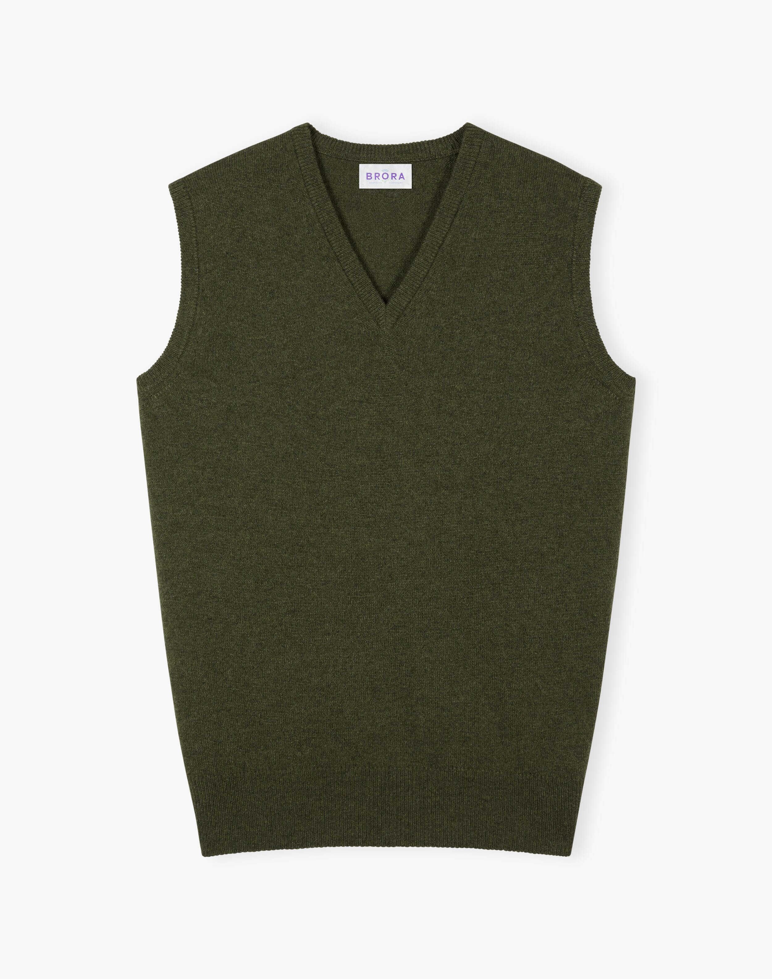 Cashmere Sleeveless V Neck Jumper