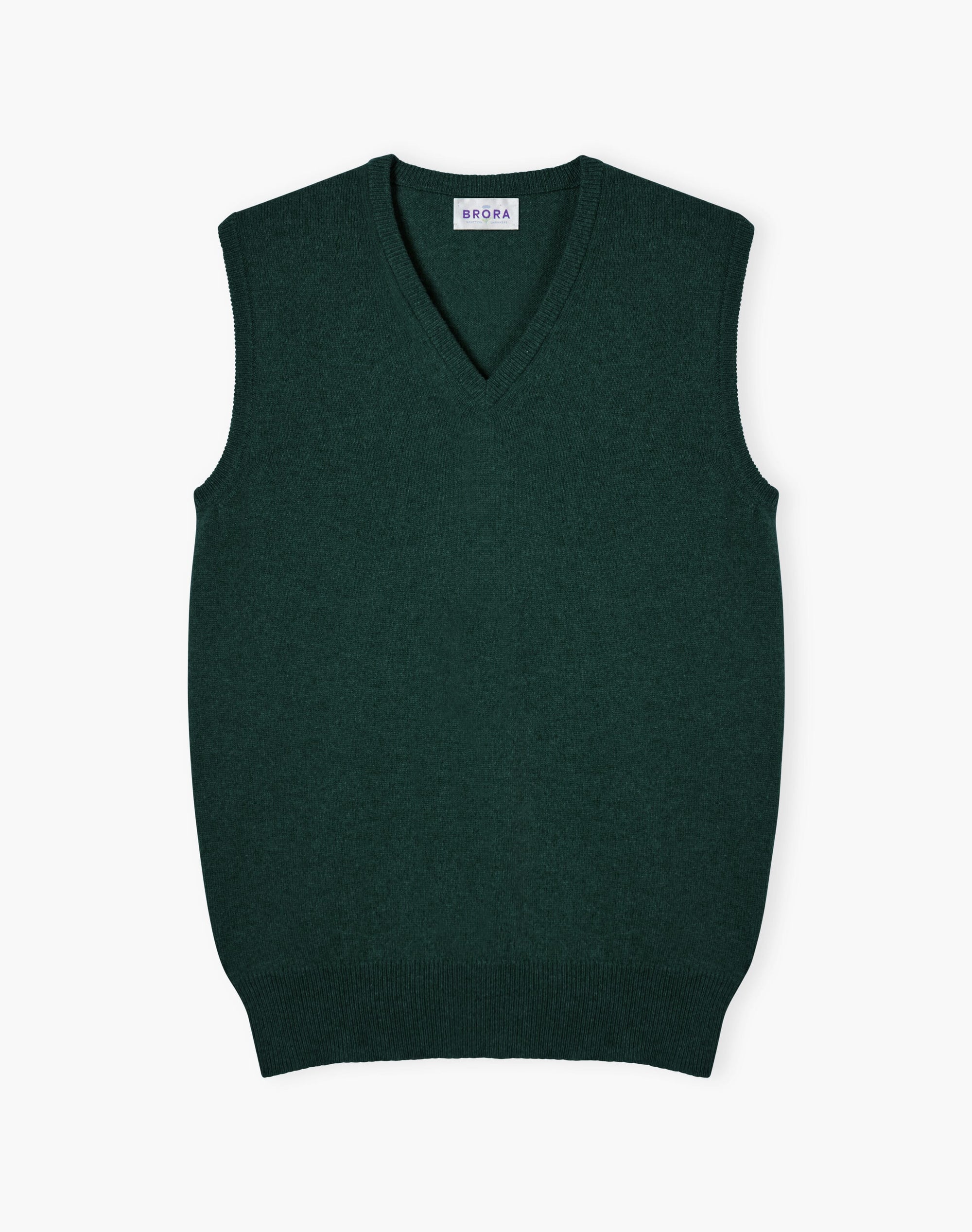 Cashmere Sleeveless V Neck Jumper
