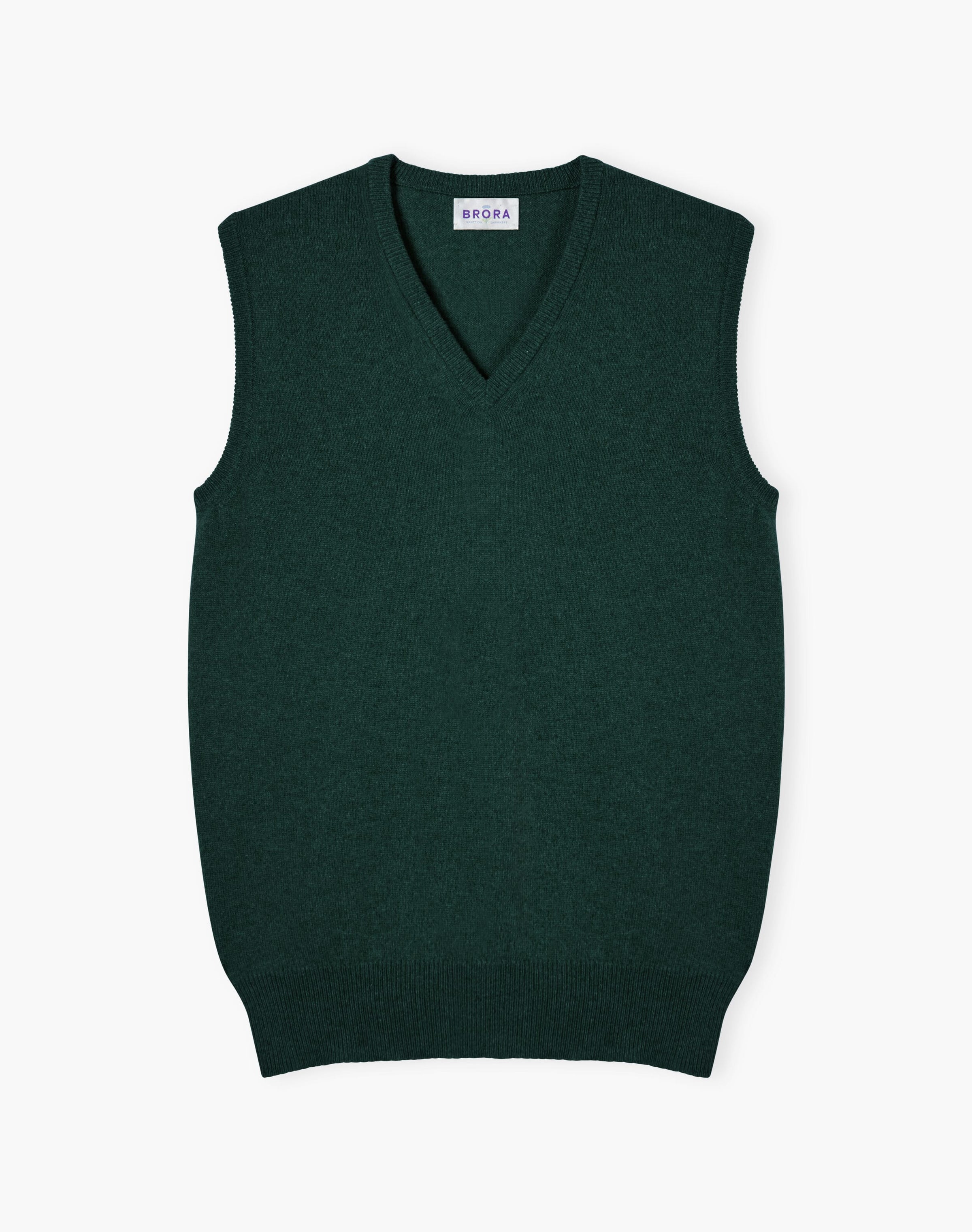 Cashmere Sleeveless V Neck Jumper