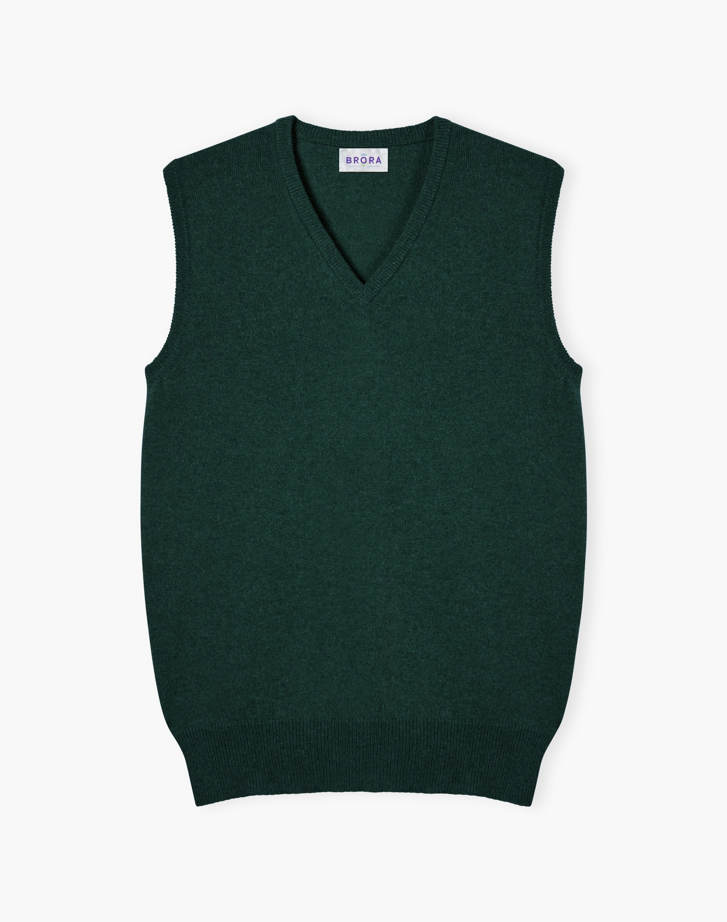 Cashmere Sleeveless V Neck Jumper