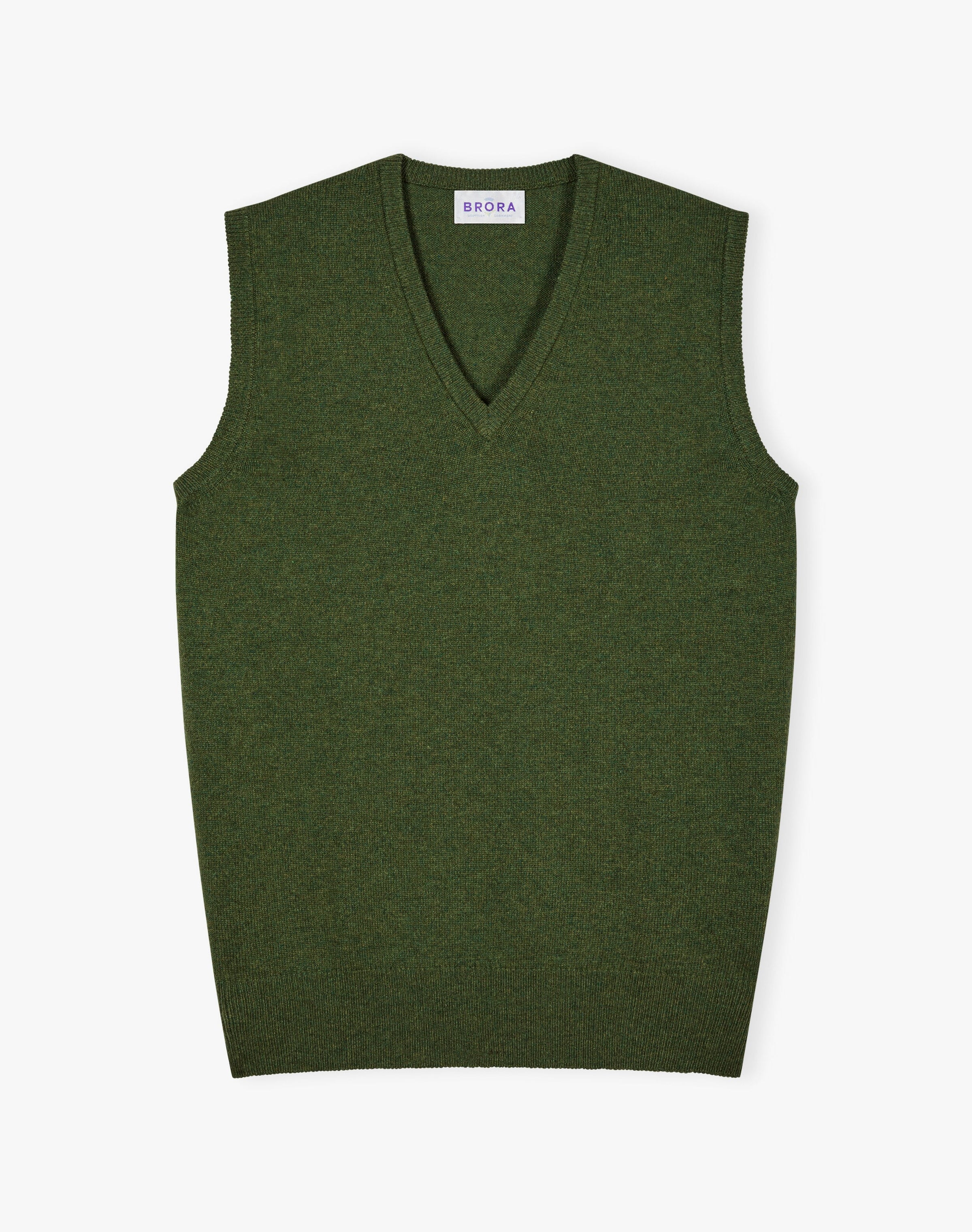 Cashmere Sleeveless V Neck Jumper