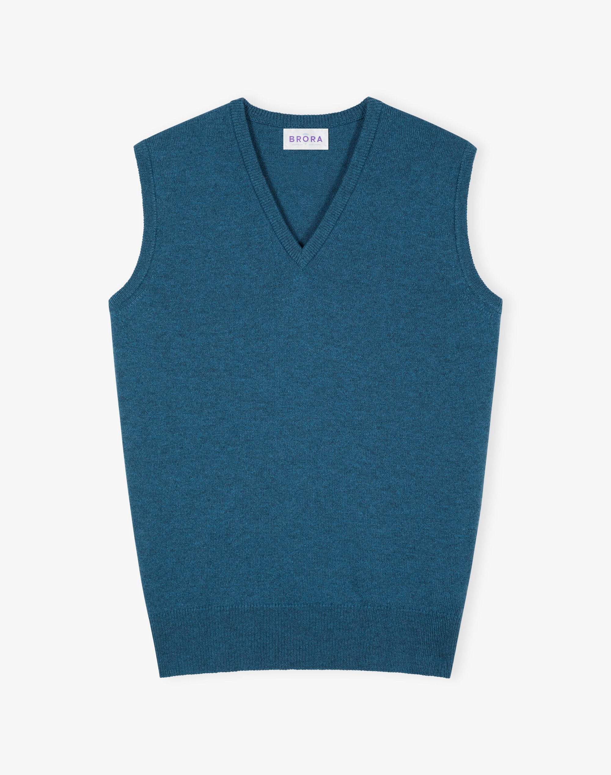 Cashmere Sleeveless V Neck Jumper