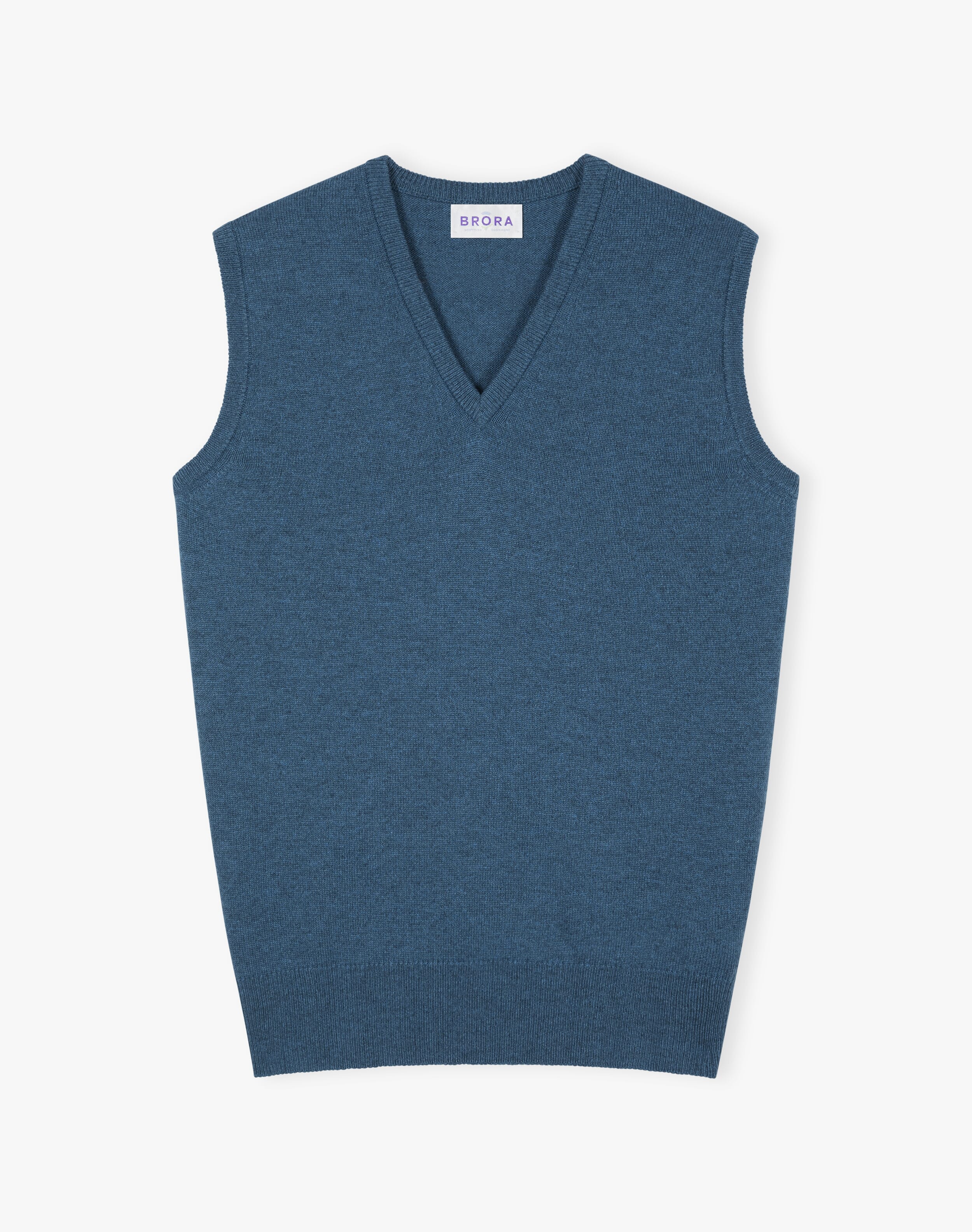 Cashmere Sleeveless V Neck Jumper